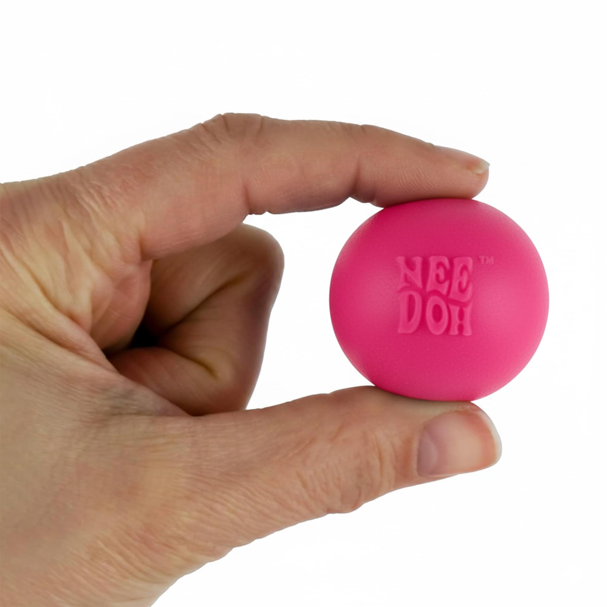 World's Smallest Nee-Doh Pink 1.5-Inch Squishy Stress Reliever