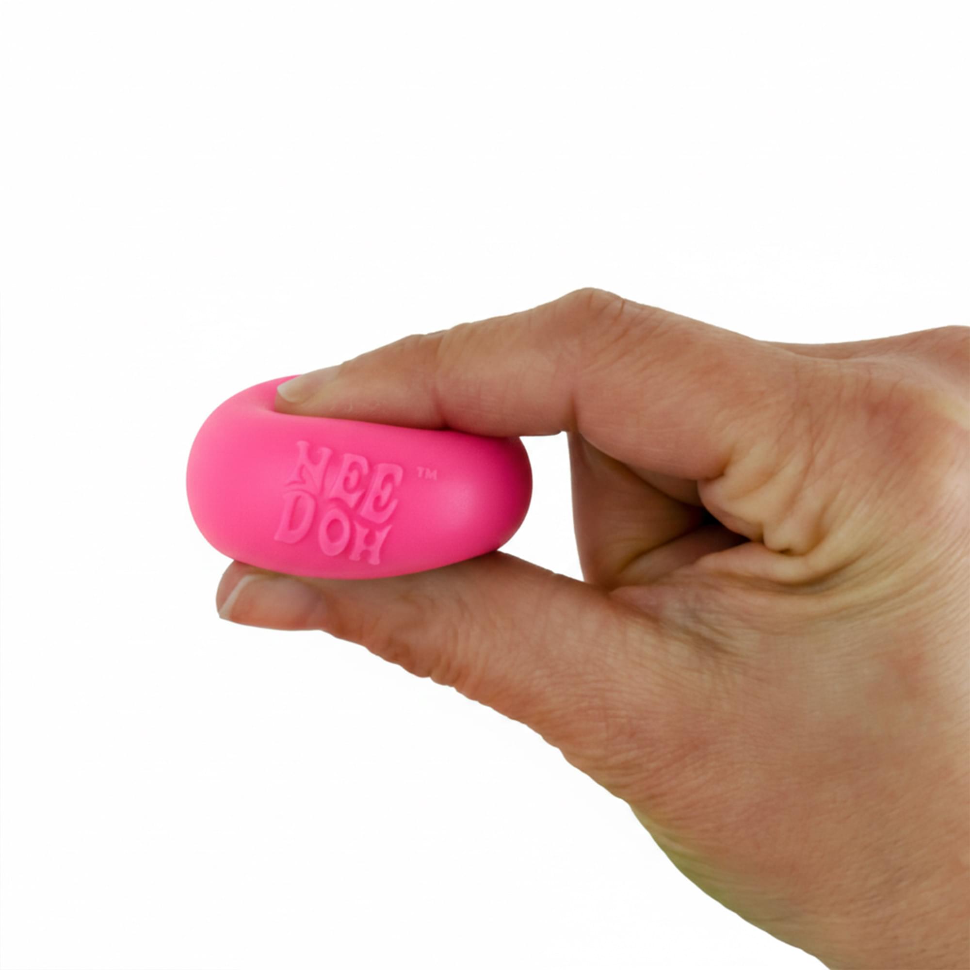 World's Smallest Nee-Doh Pink 1.5-Inch Squishy Stress Reliever