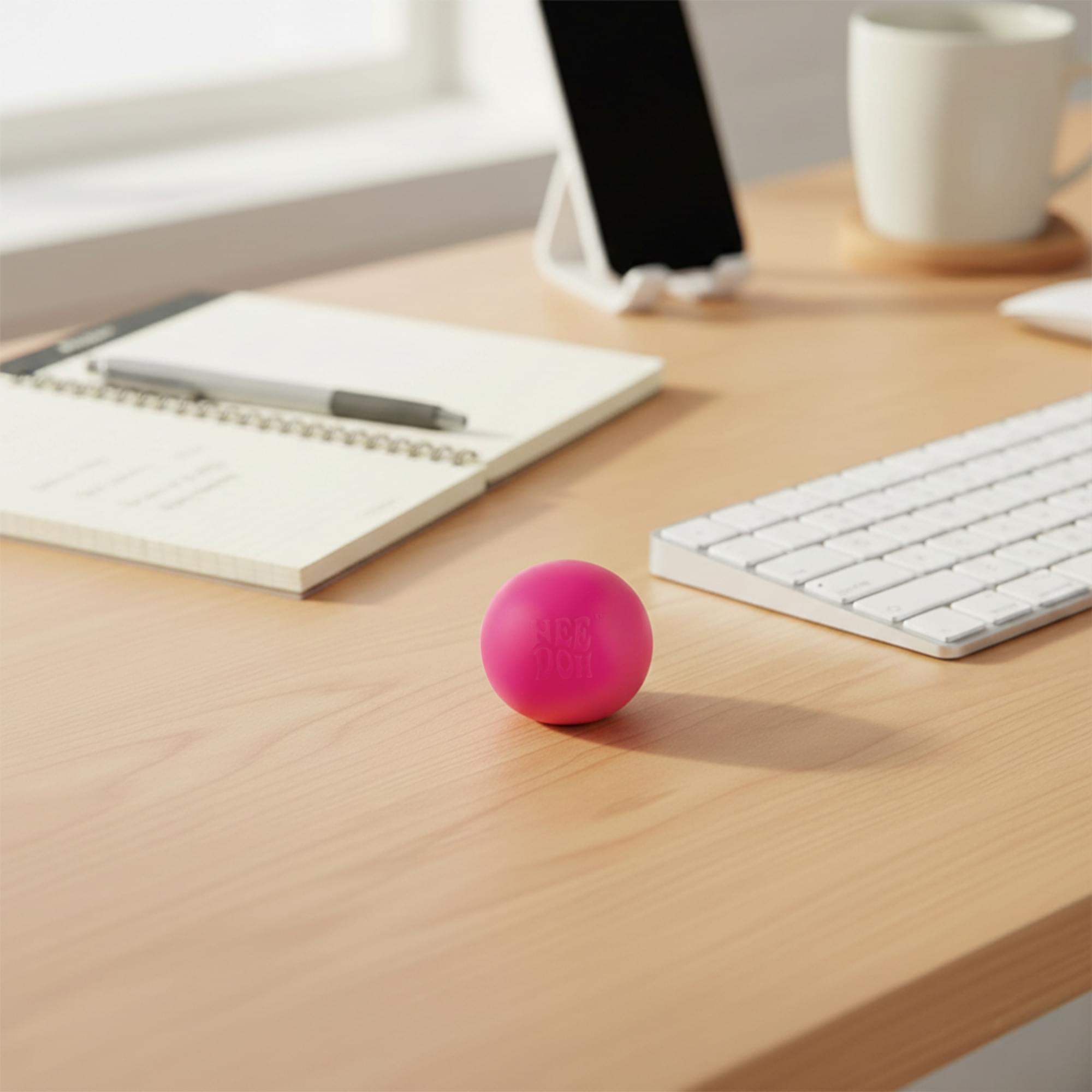 World's Smallest Nee-Doh Pink 1.5-Inch Squishy Stress Reliever