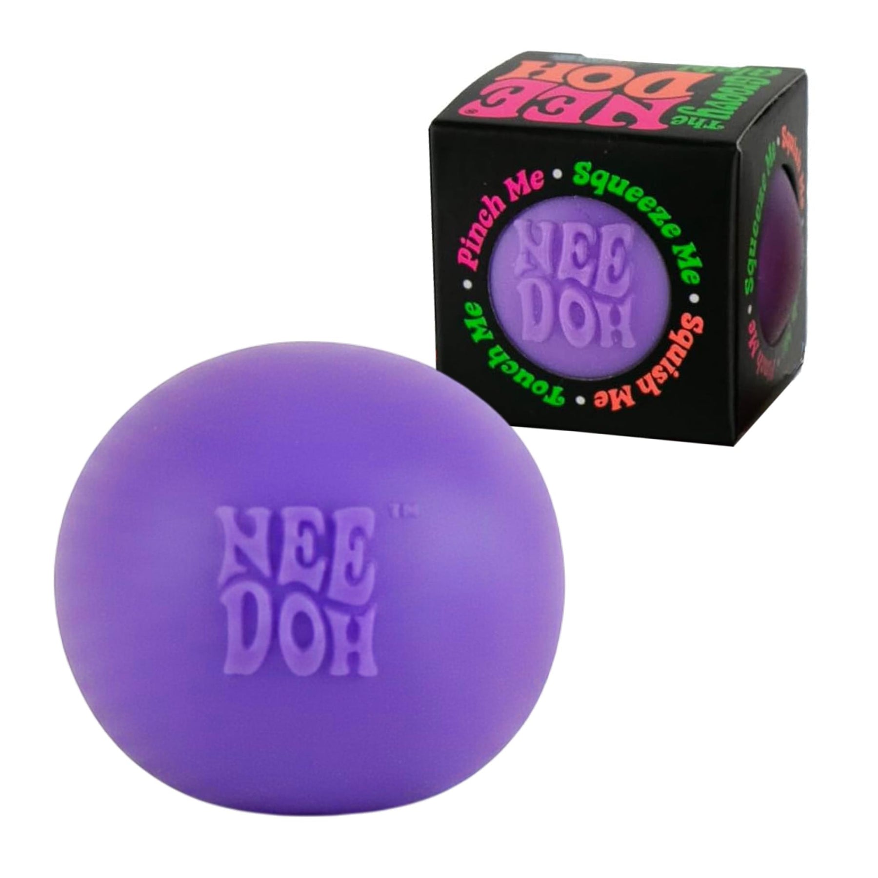 World's Smallest Nee-Doh Purple 1.5-Inch Squishy Stress Reliever