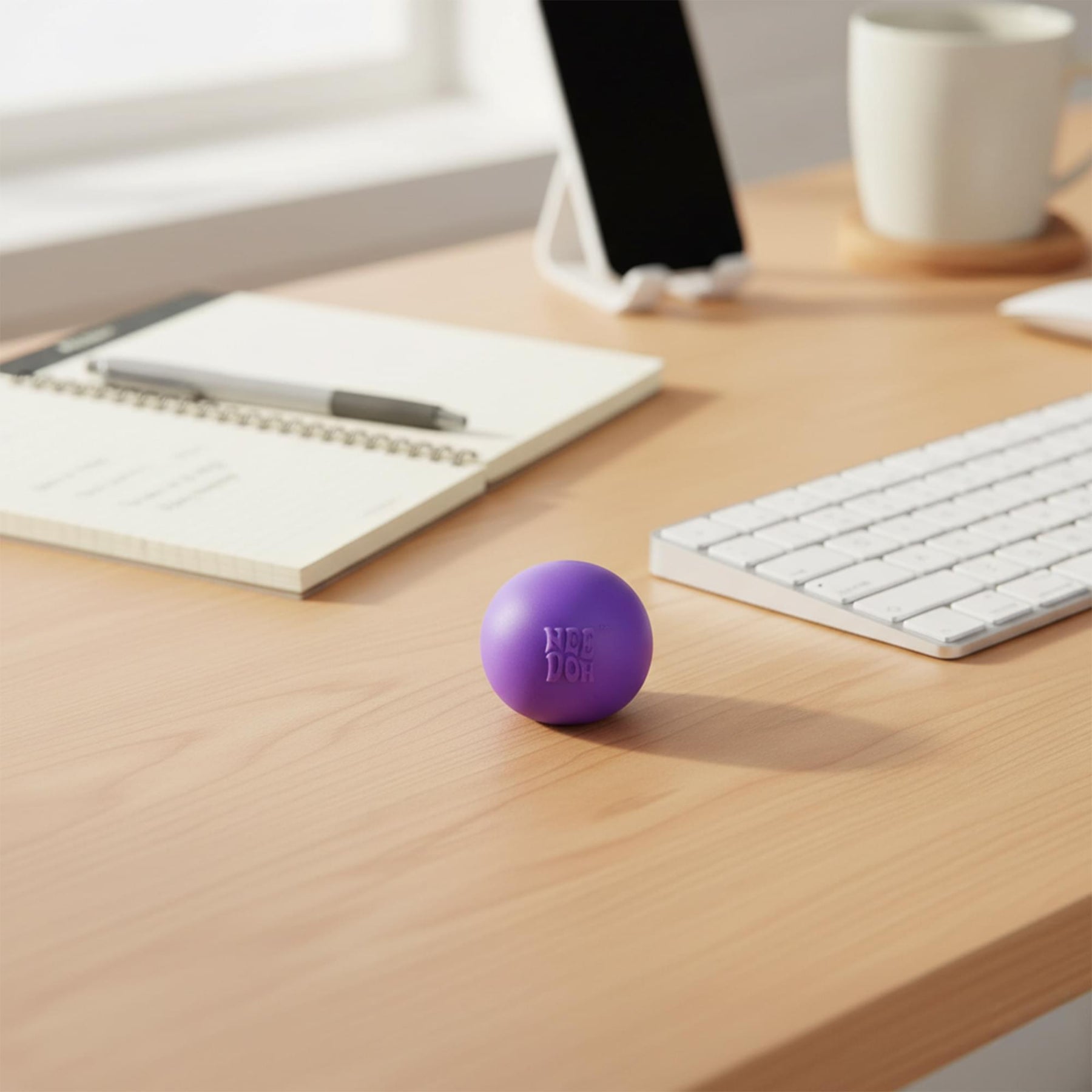 World's Smallest Nee-Doh Purple 1.5-Inch Squishy Stress Reliever