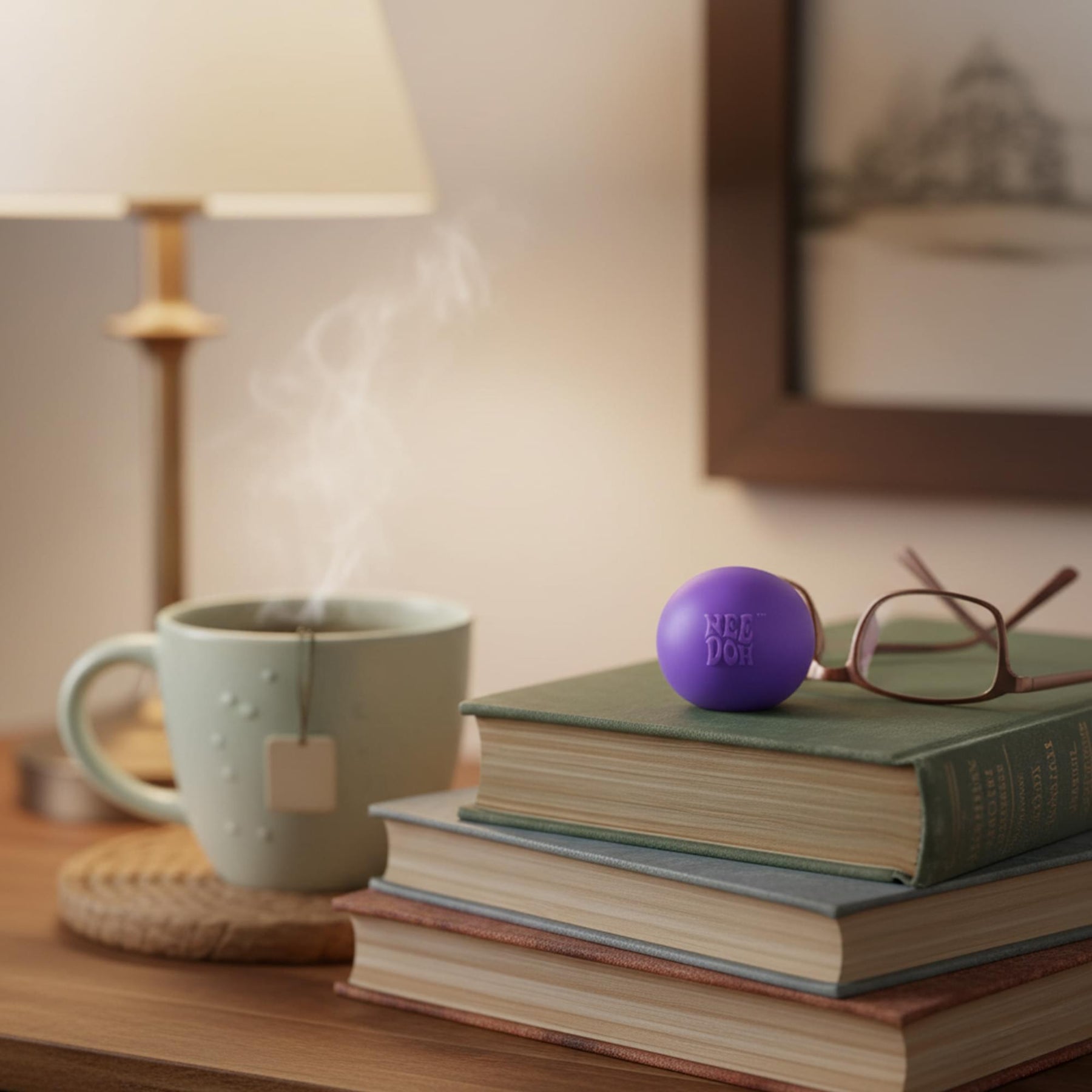 World's Smallest Nee-Doh Purple 1.5-Inch Squishy Stress Reliever