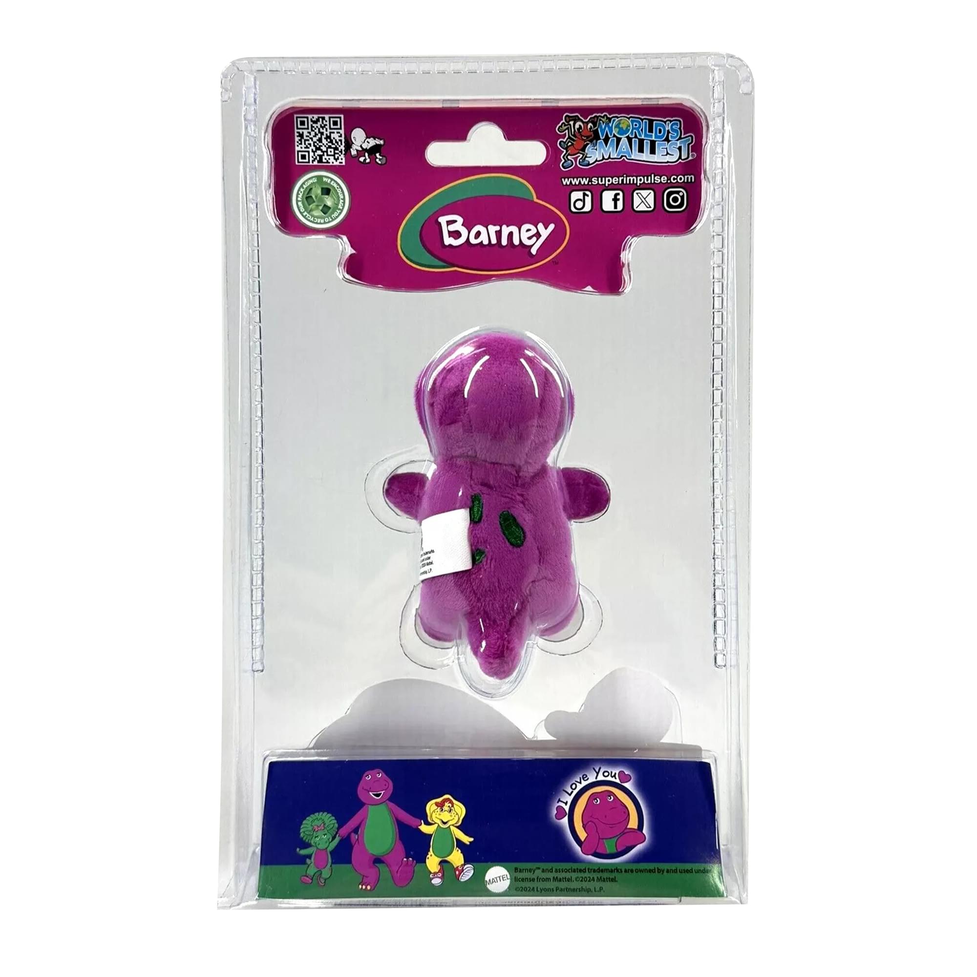 World's Smallest Barney Plush Toy