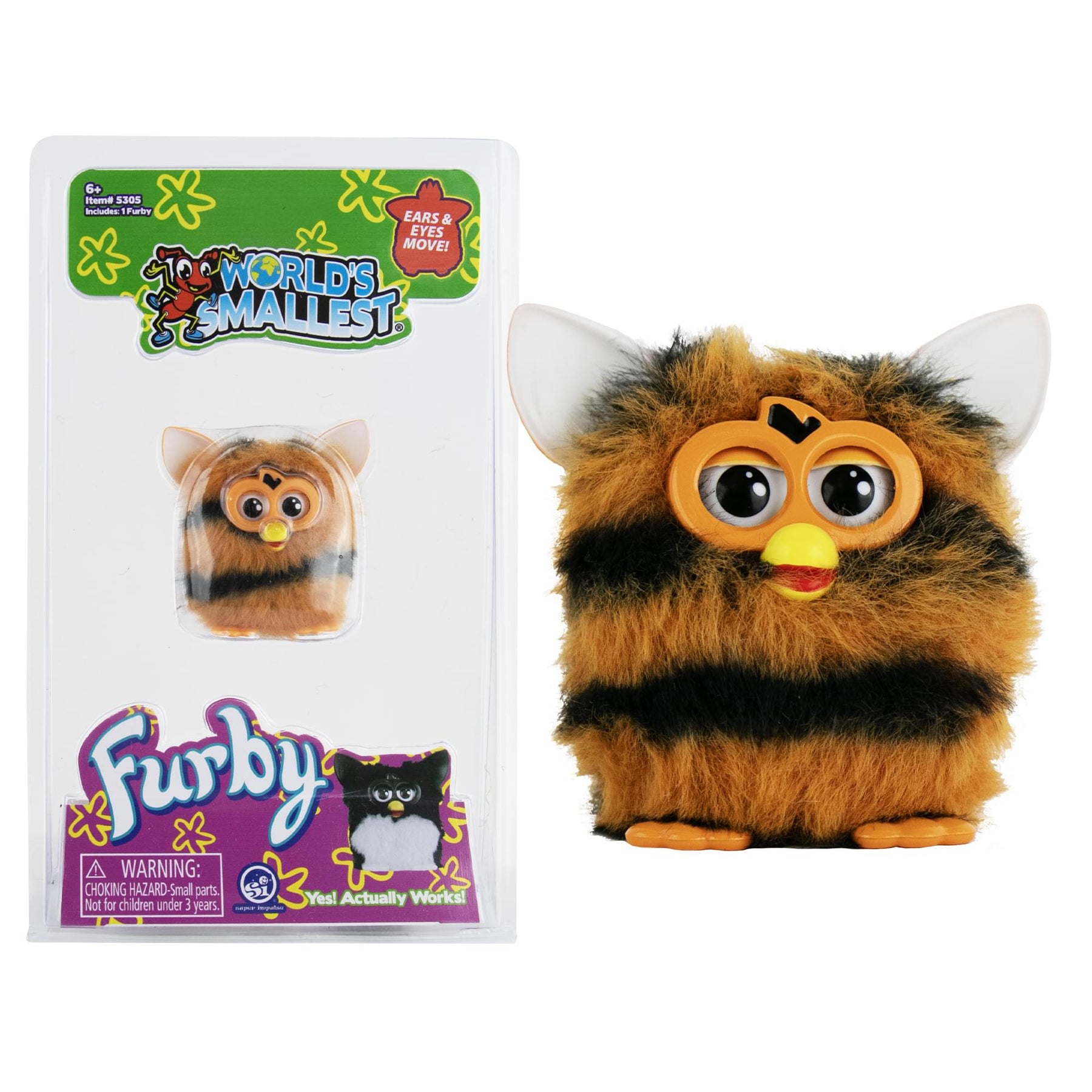 World's Smallest Furby | Black and Brown