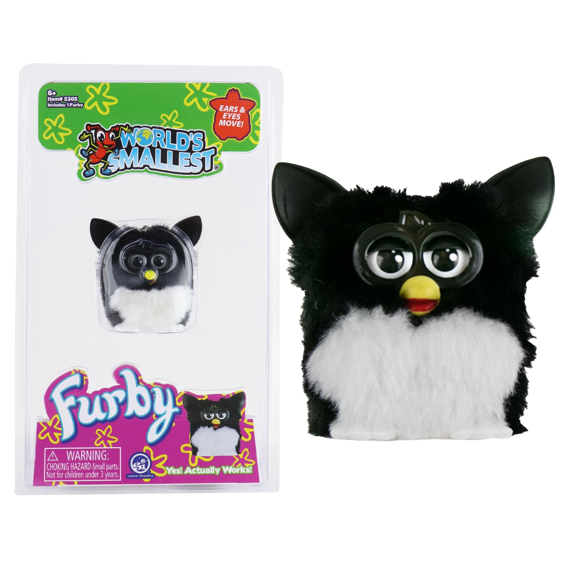 World's Smallest Furby | Black and White
