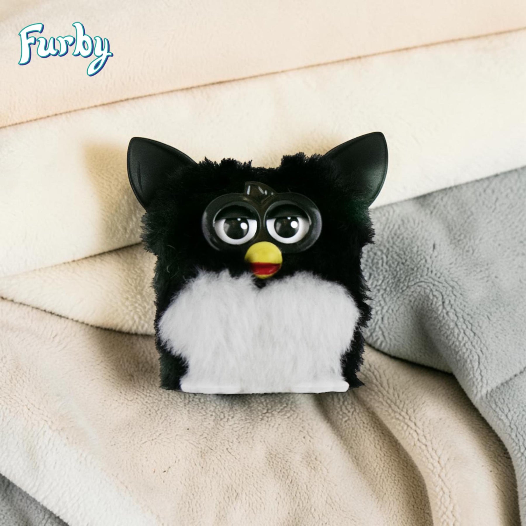 World's Smallest Furby | Black and White