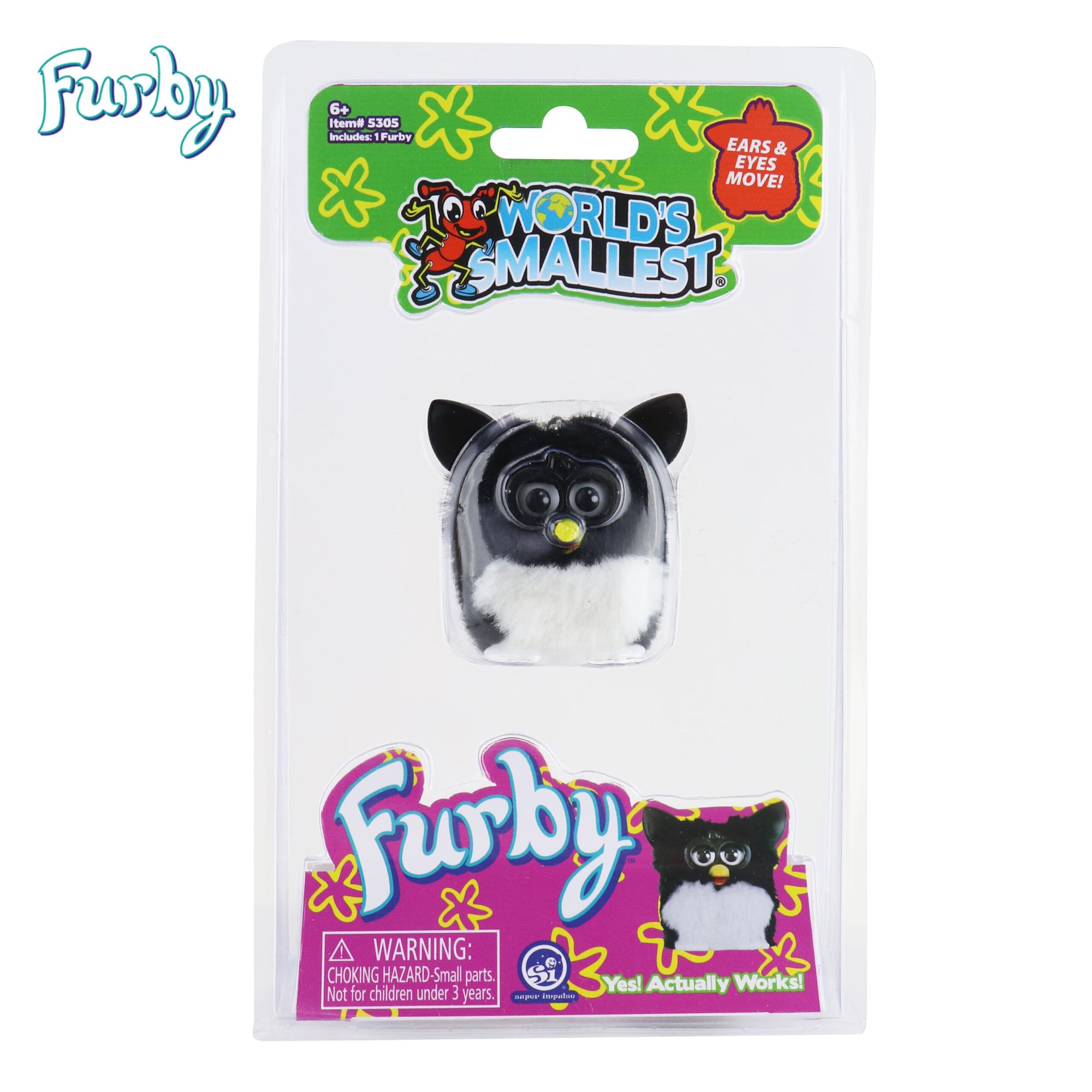 World's Smallest Furby | Black and White