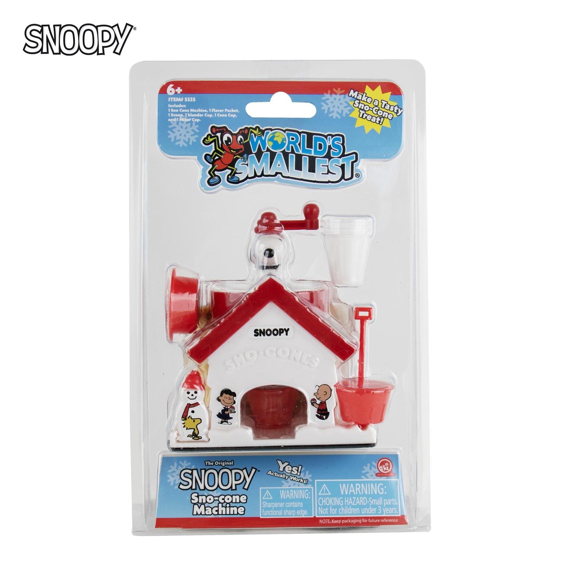 Worls's Smallest Peanuts Snoopy Sno-Cone Machine
