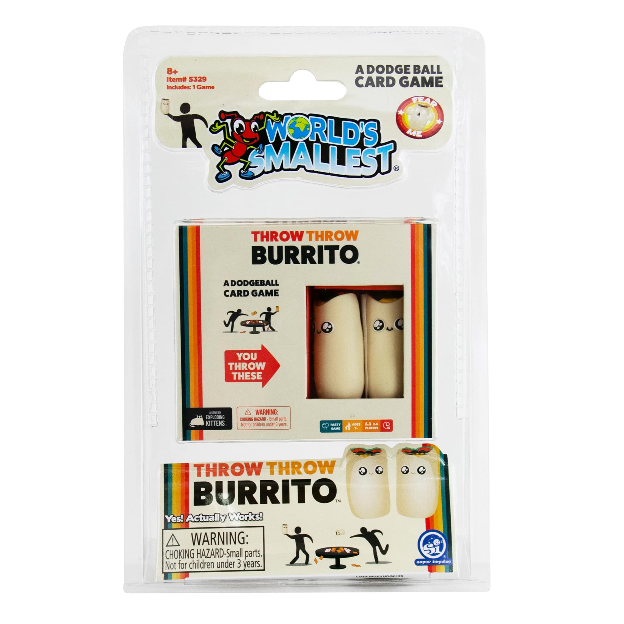 World's Smallest Throw Throw Burrito Game