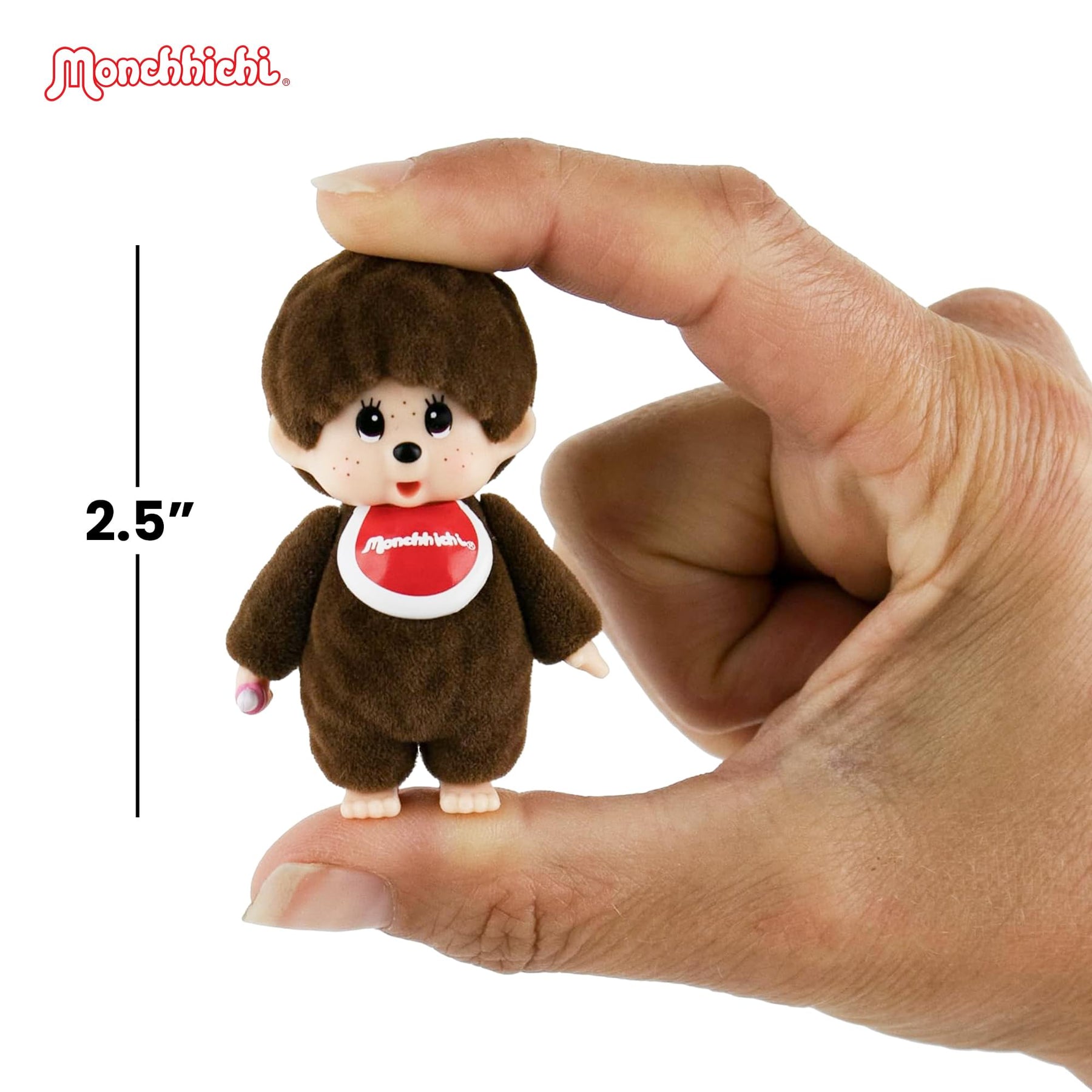 World's Smallest Monchhichi Plush | Brown