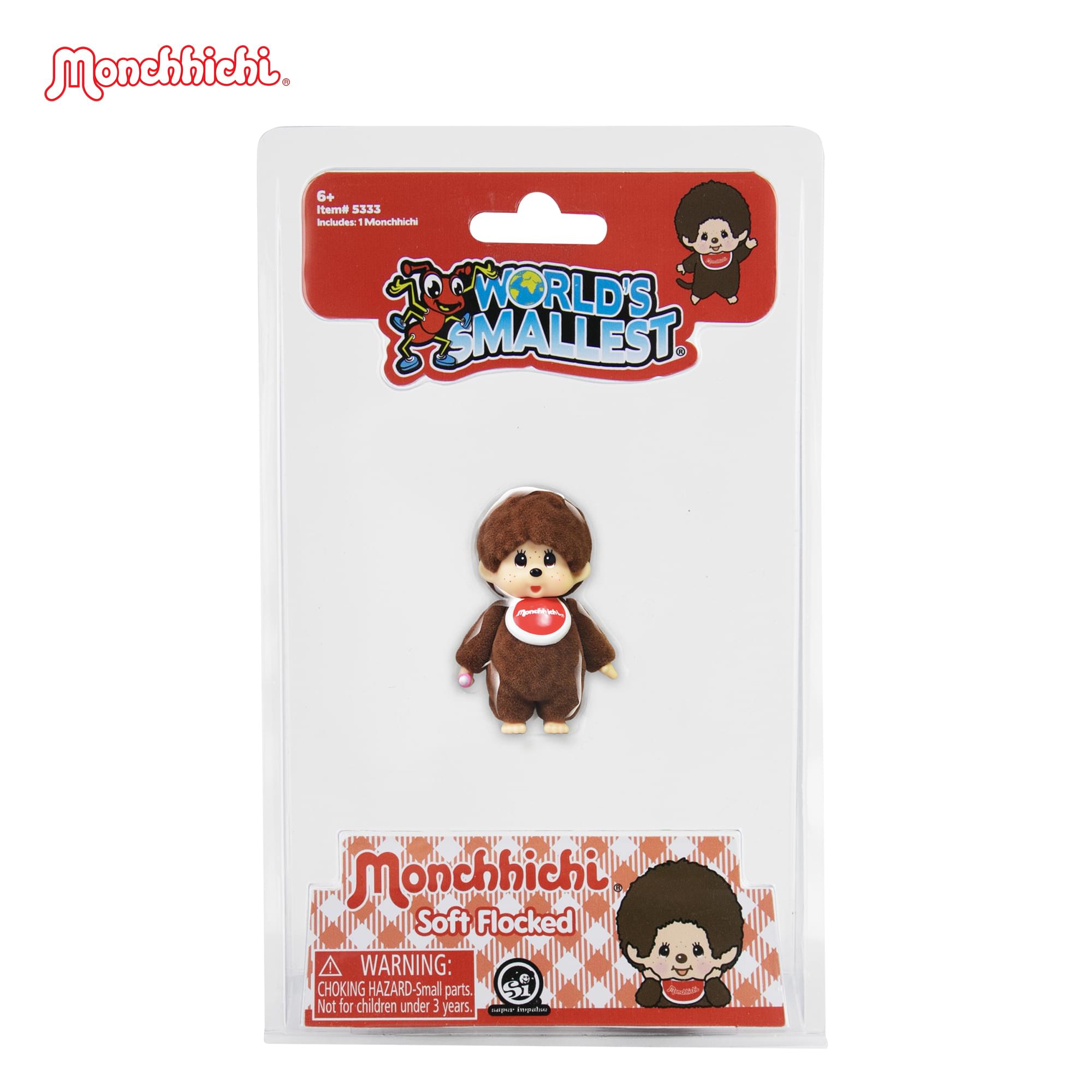 World's Smallest Monchhichi Plush | Brown