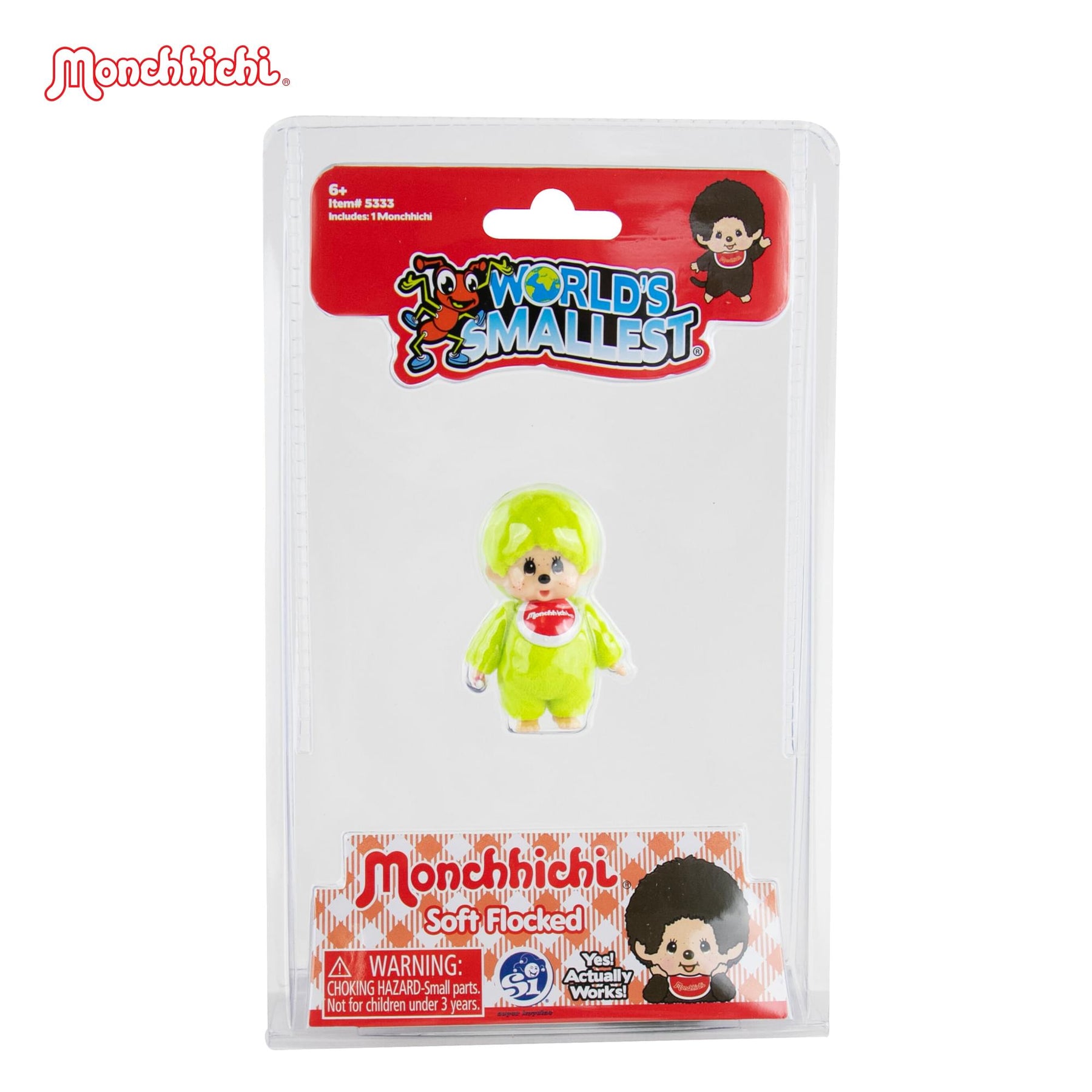 World's Smallest Monchhichi Plush | Green