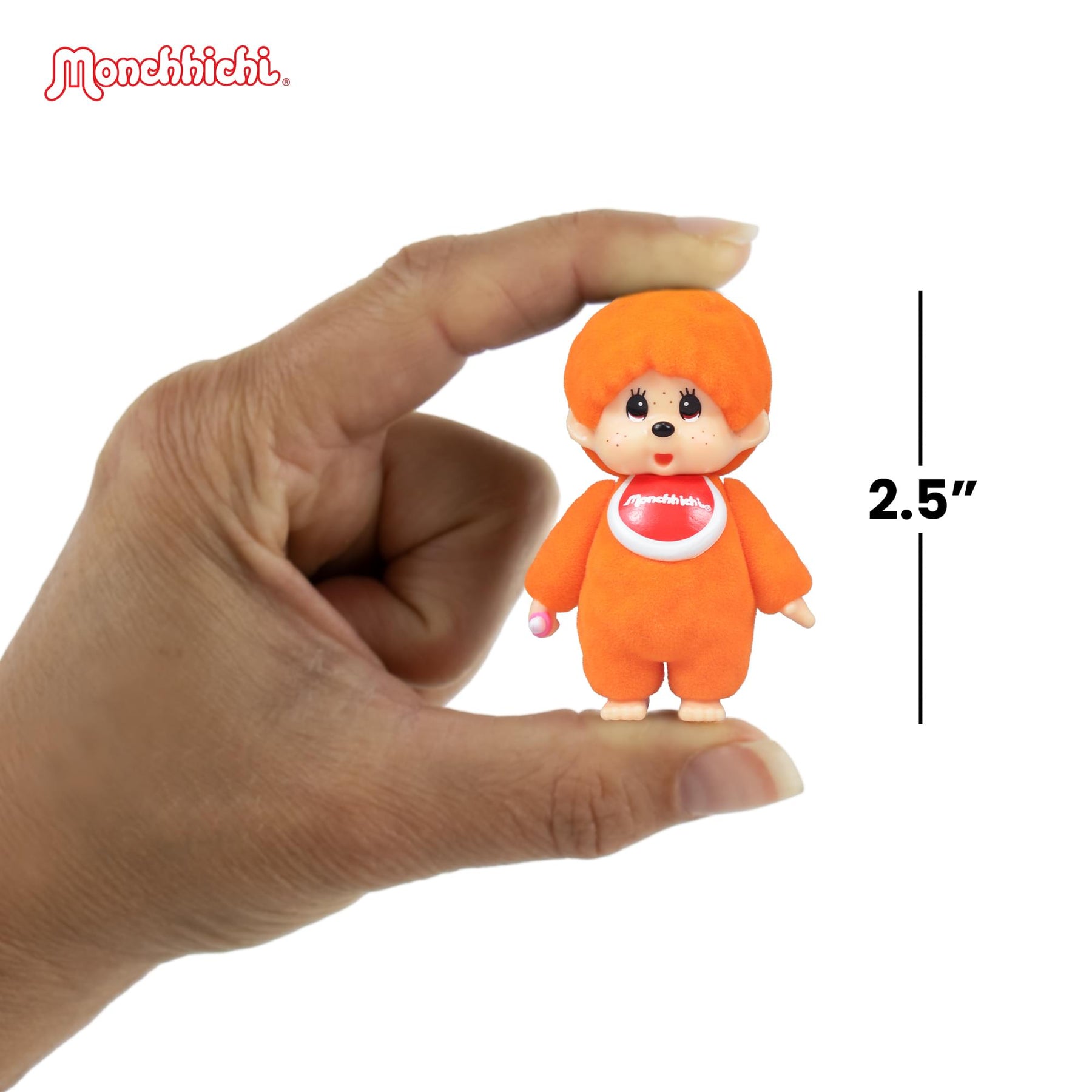 World's Smallest Monchhichi Plush | Orange