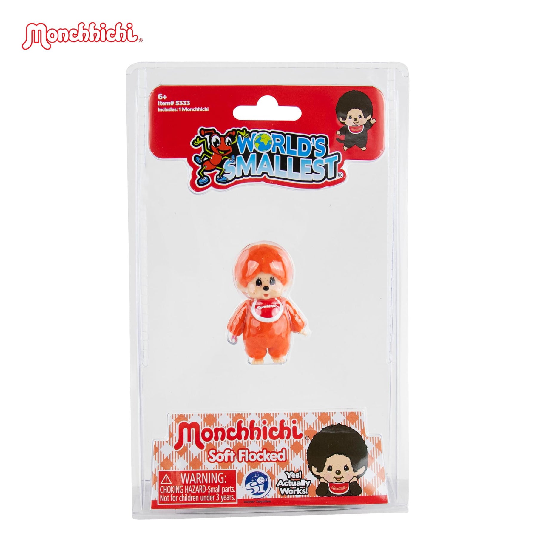 World's Smallest Monchhichi Plush | Orange