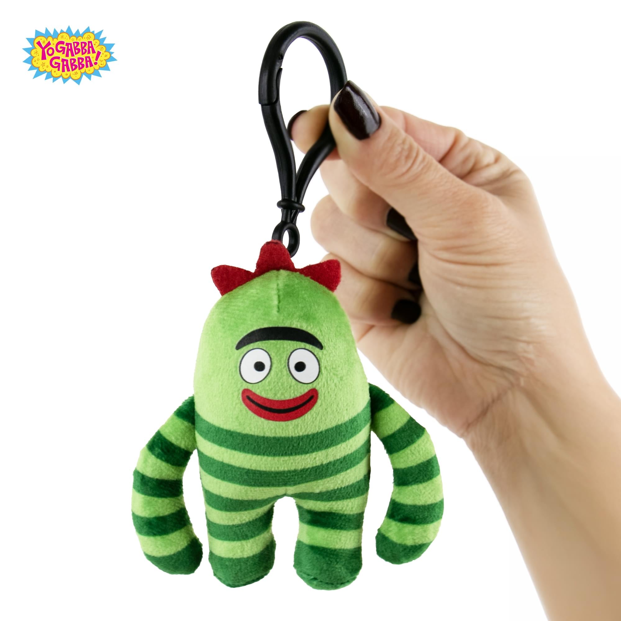 World's Smallest Yo Gabba Gabba Plush Backpack Clip | Brobee