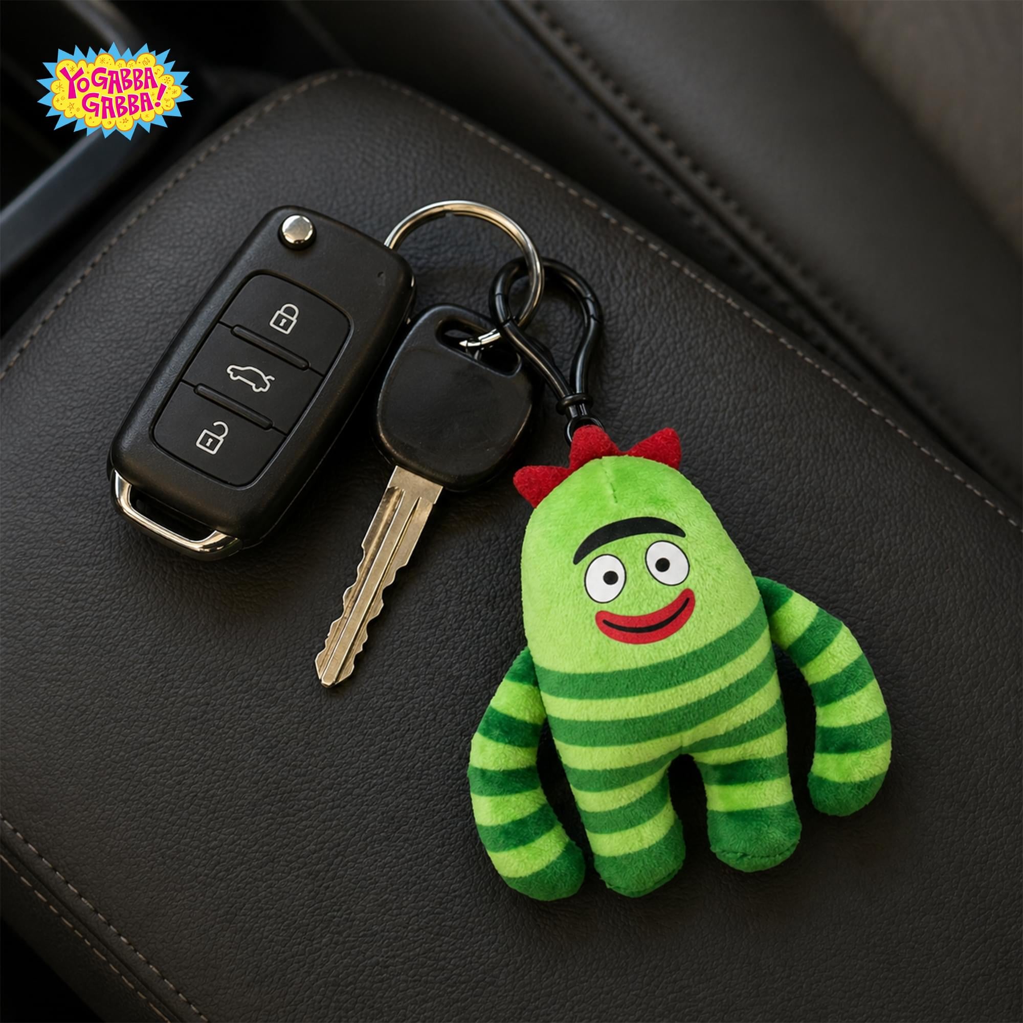 World's Smallest Yo Gabba Gabba Plush Backpack Clip | Brobee