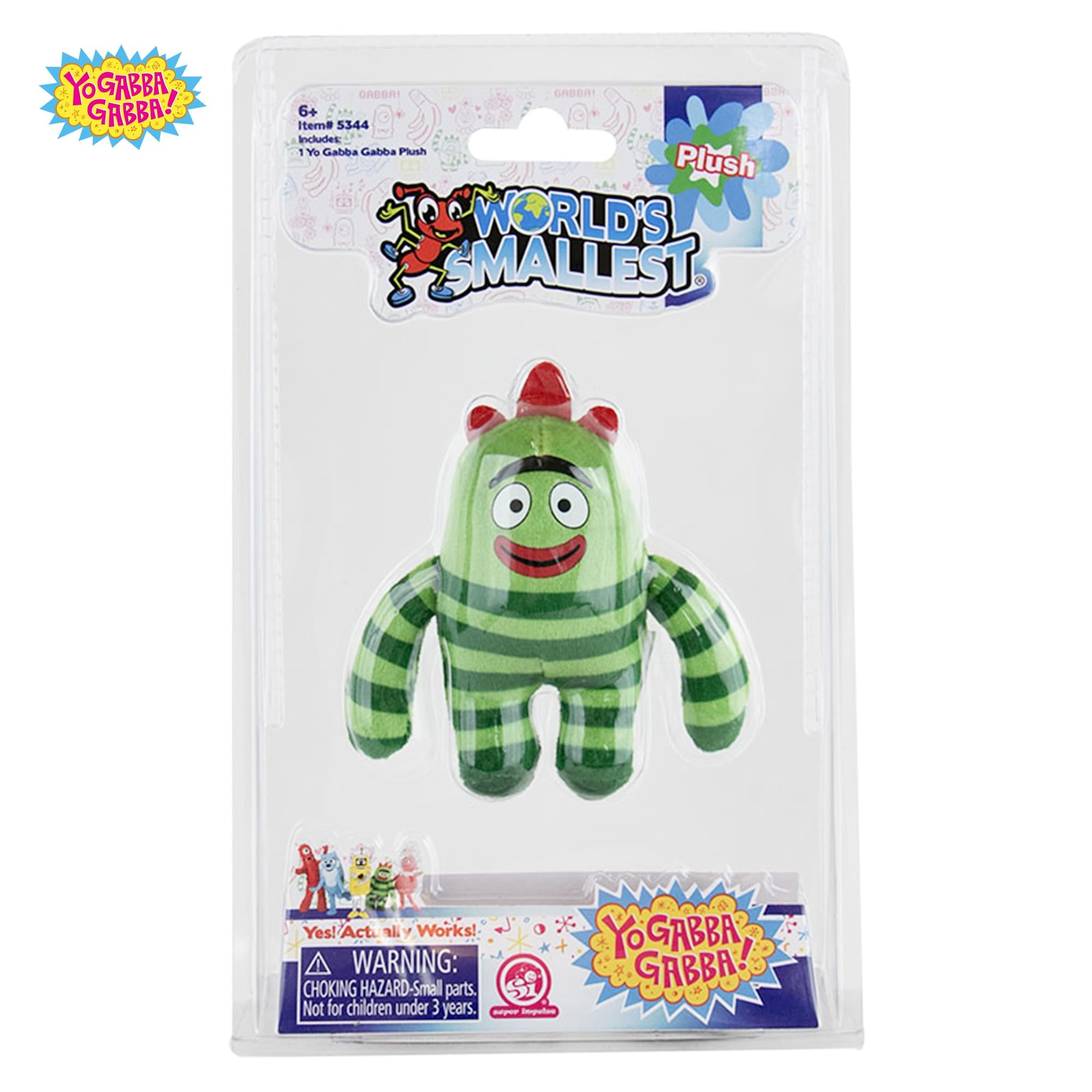 World's Smallest Yo Gabba Gabba Plush Backpack Clip | Brobee