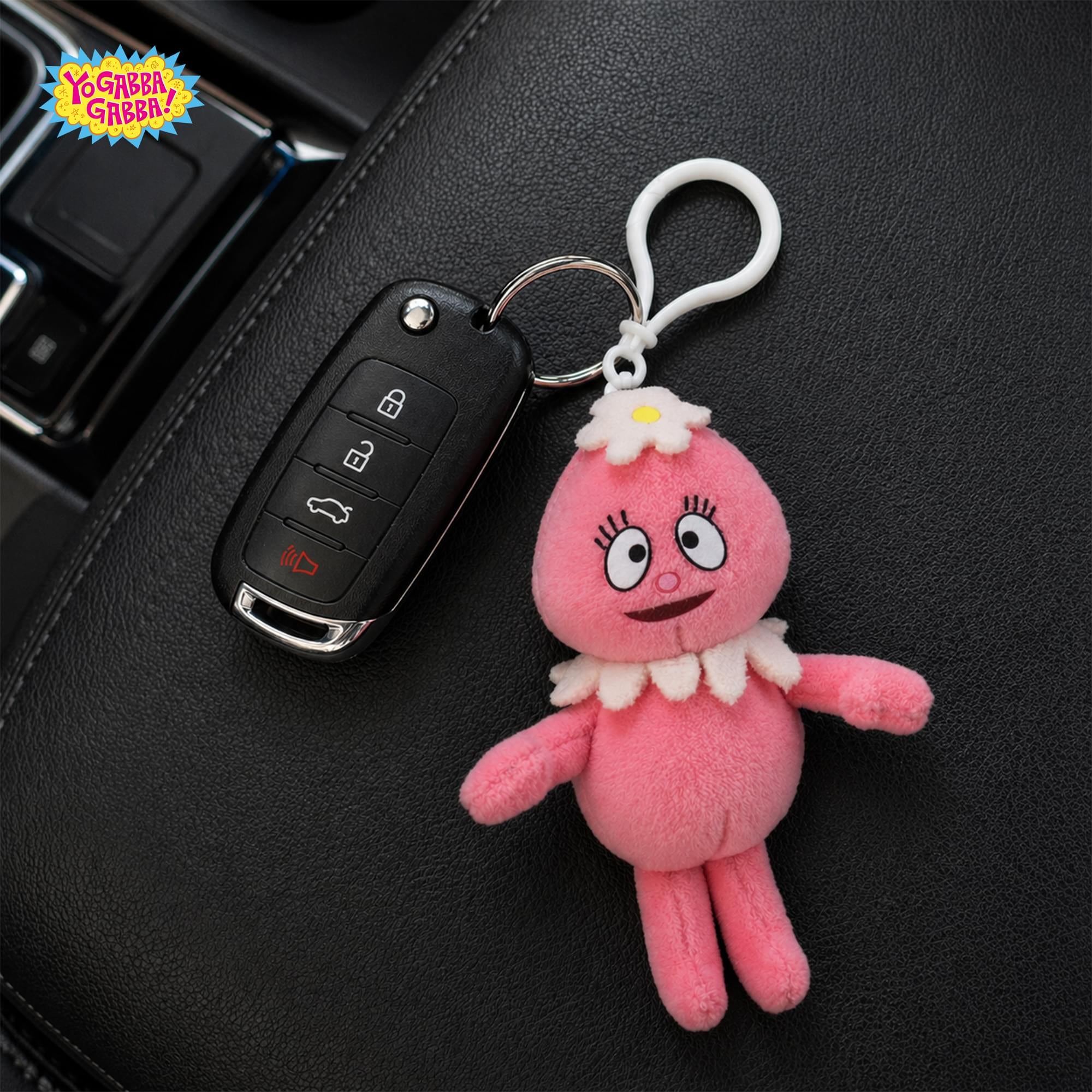 World's Smallest Yo Gabba Gabba Plush Backpack Clip | Foofa