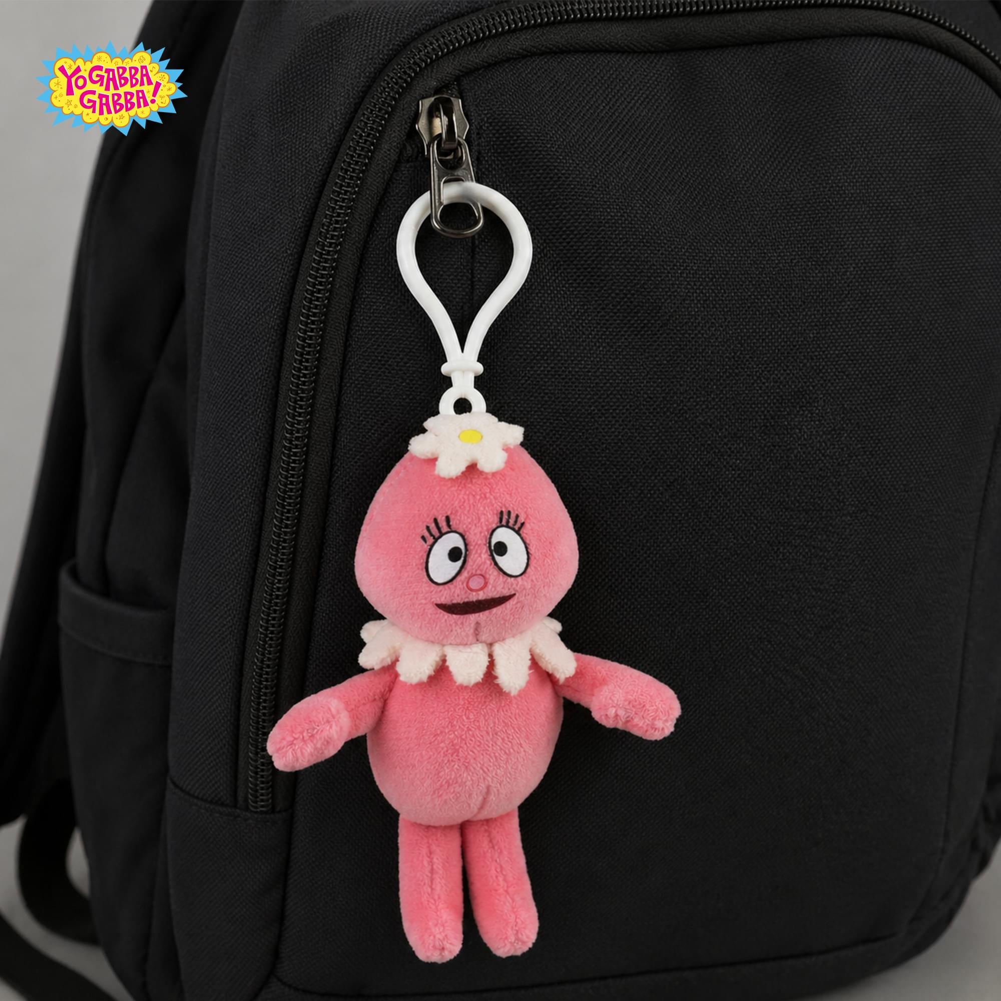 World's Smallest Yo Gabba Gabba Plush Backpack Clip | Foofa