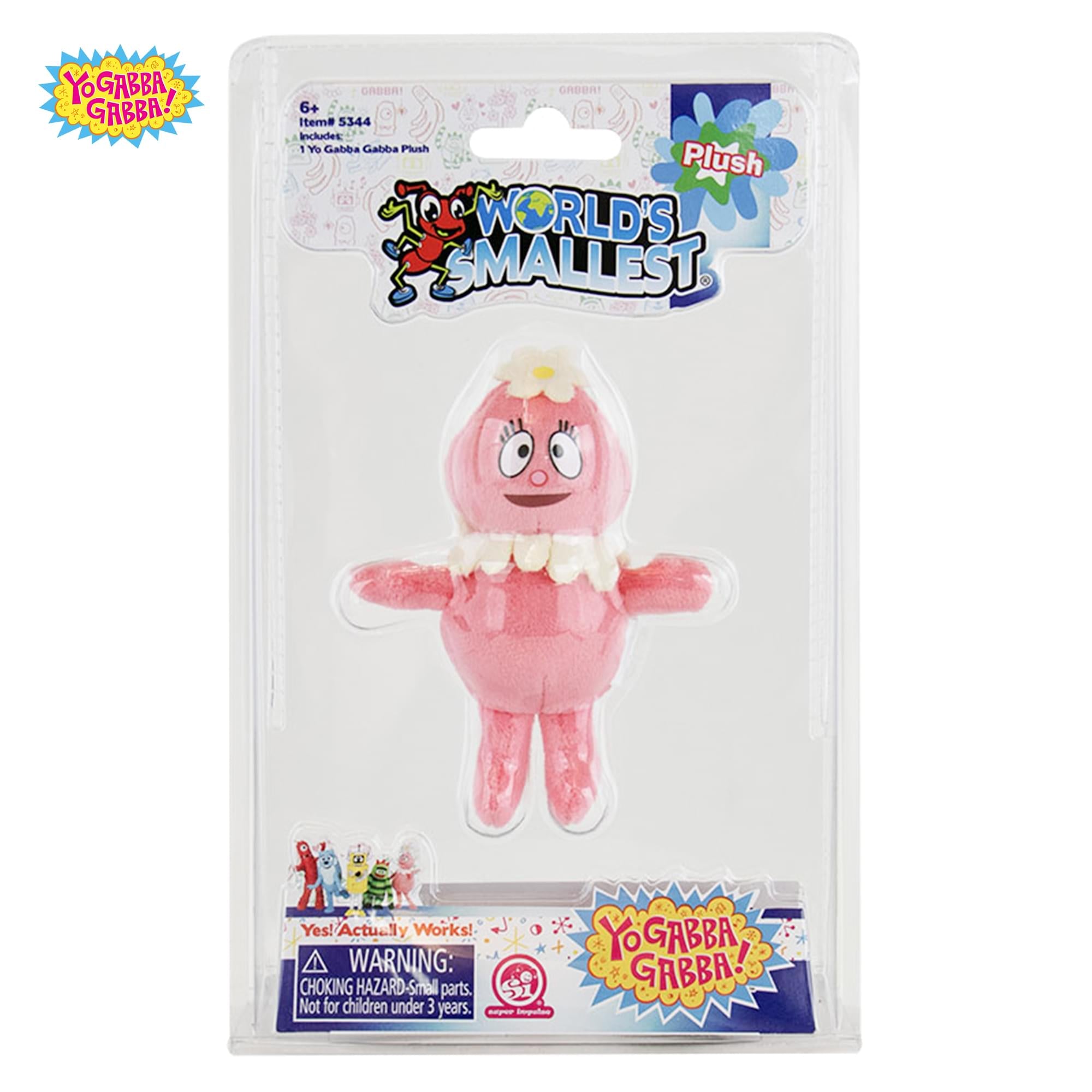 World's Smallest Yo Gabba Gabba Plush Backpack Clip | Foofa