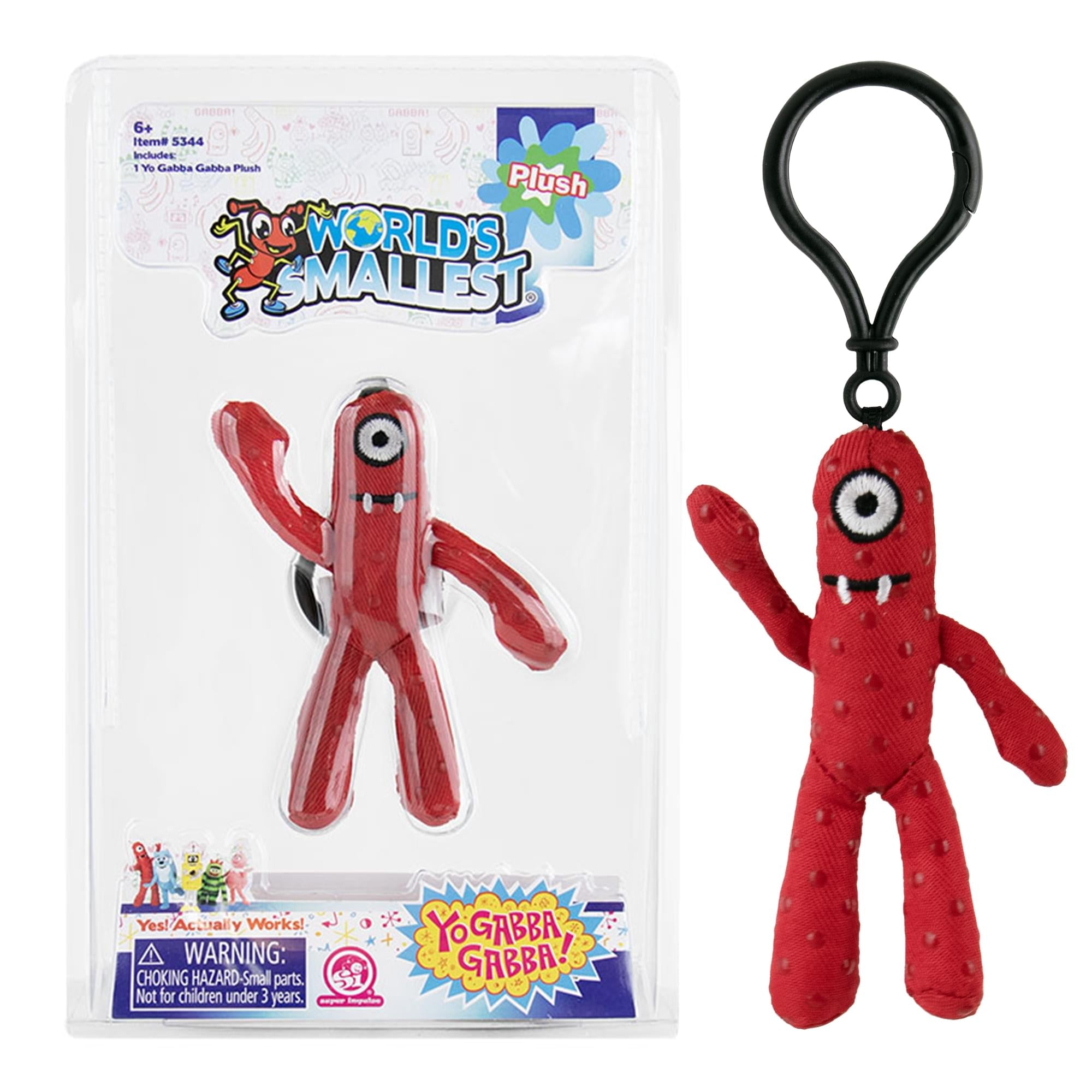 World's Smallest Yo Gabba Gabba Plush Backpack Clip | Muno