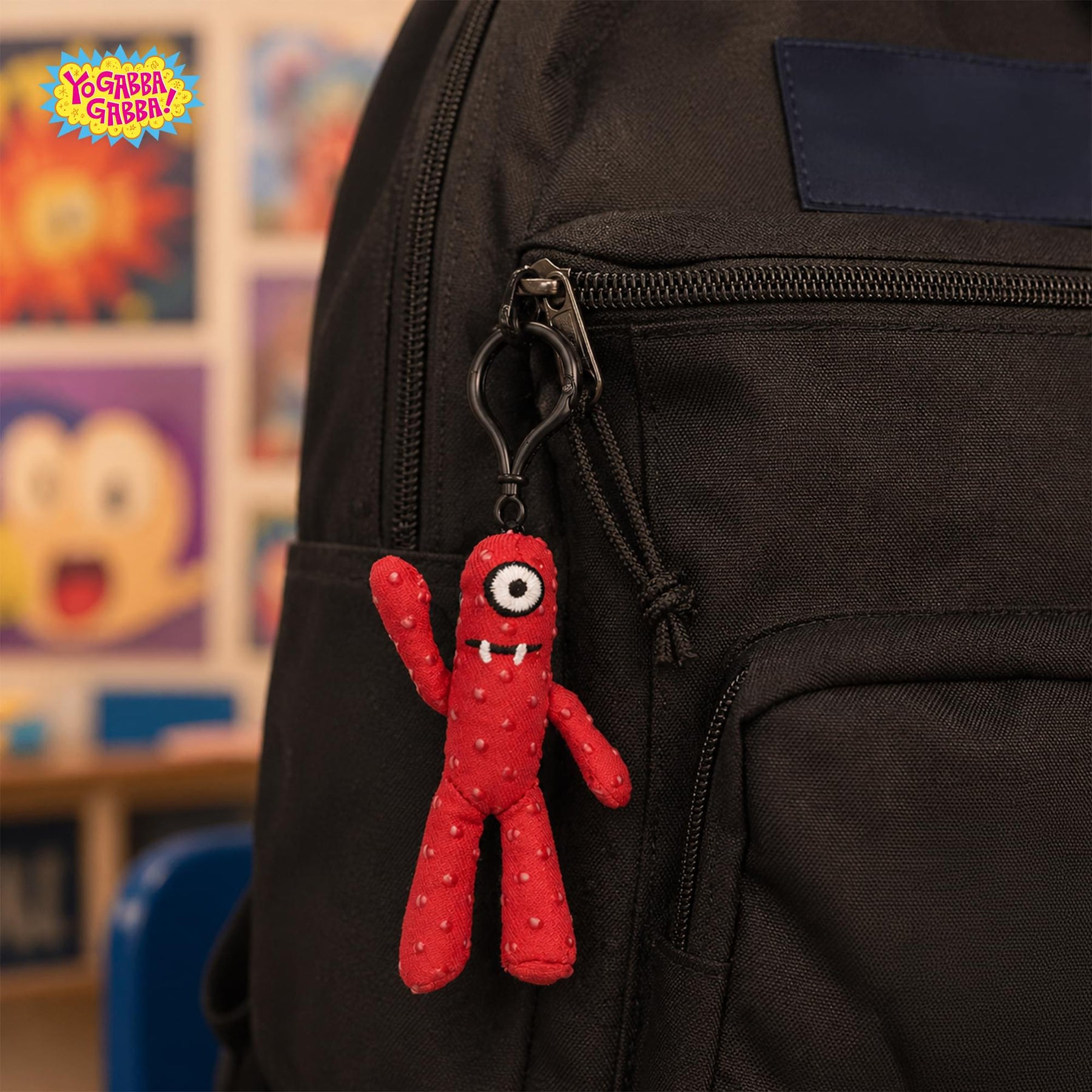 World's Smallest Yo Gabba Gabba Plush Backpack Clip | Muno