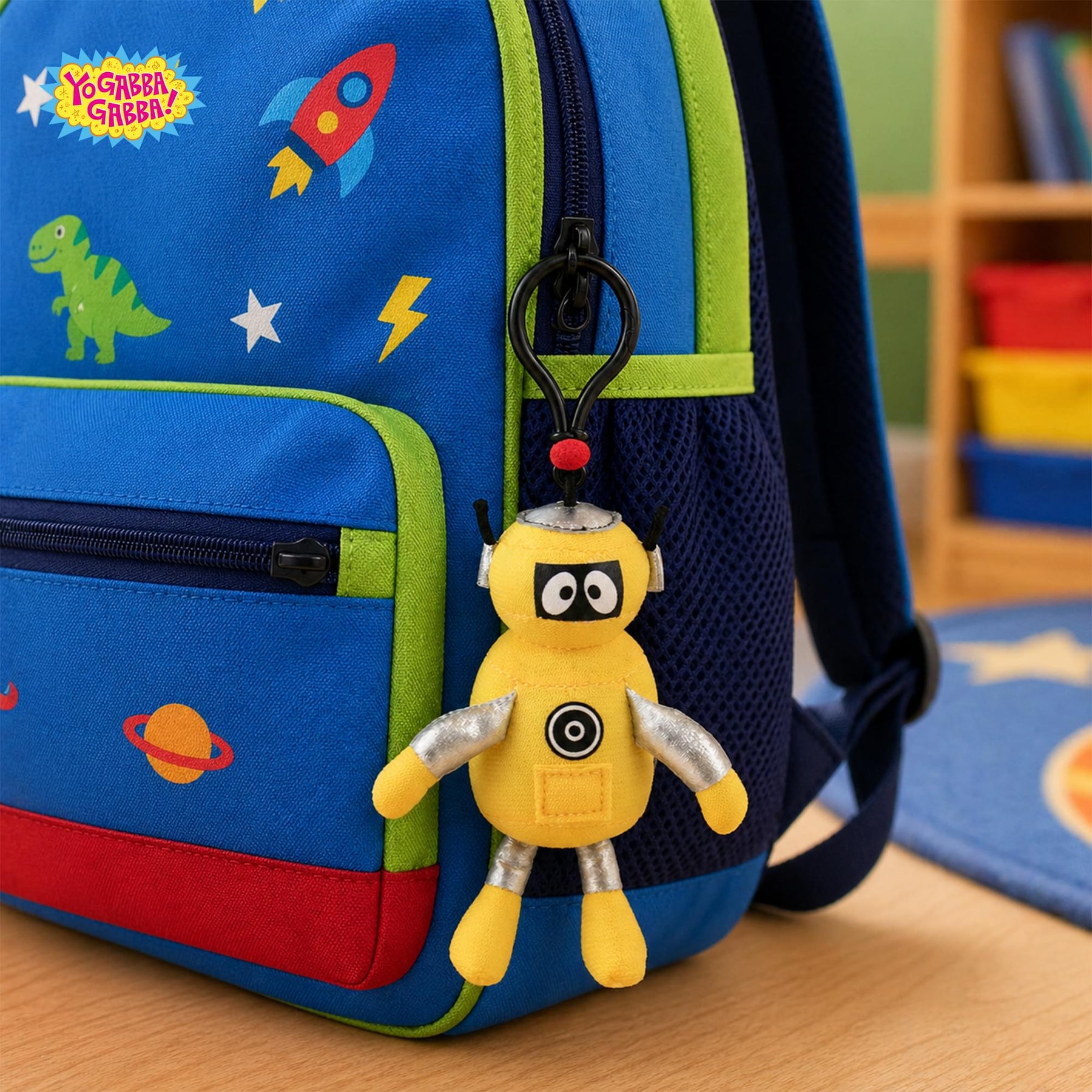 World's Smallest Yo Gabba Gabba Plush Backpack Clip | Plex