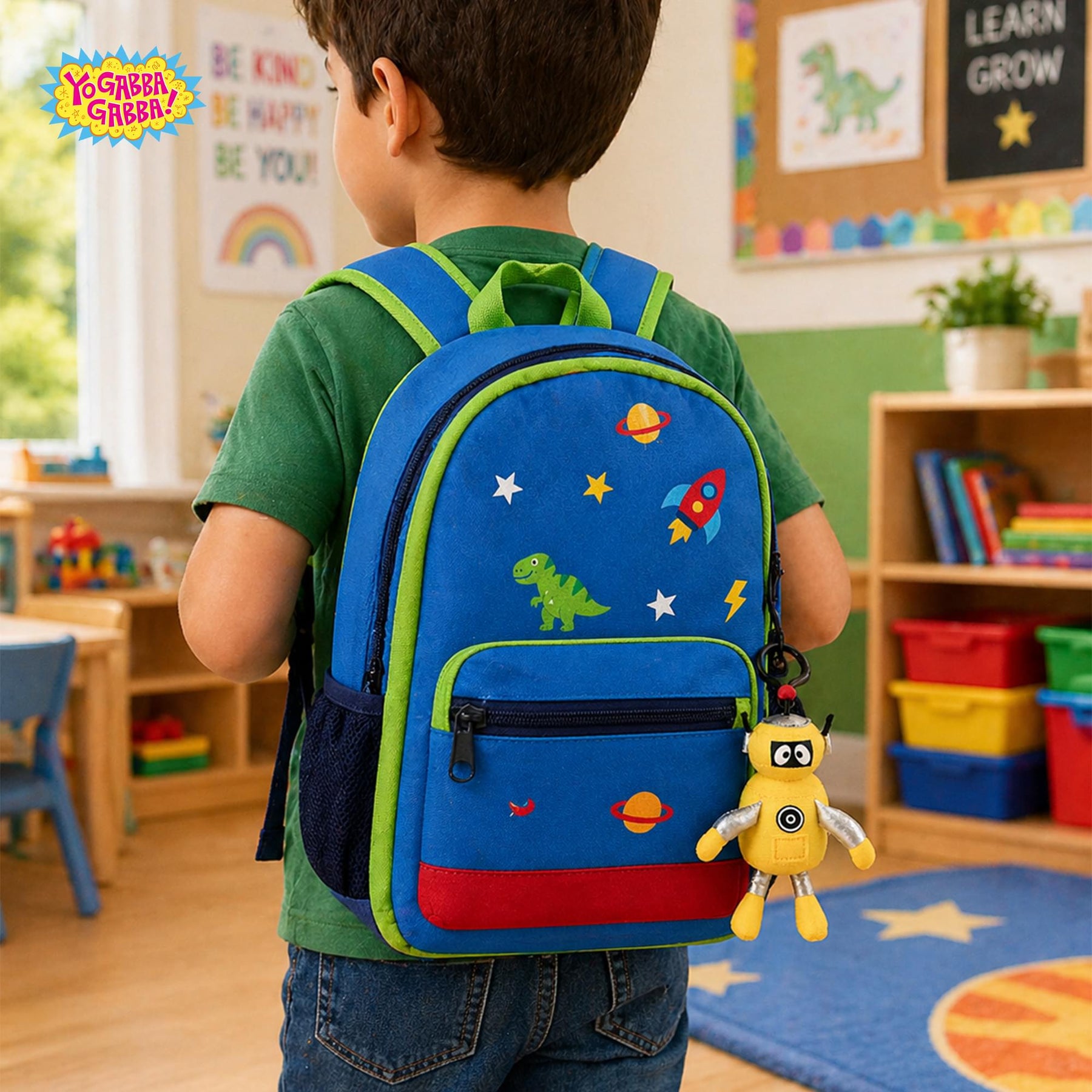 World's Smallest Yo Gabba Gabba Plush Backpack Clip | Plex