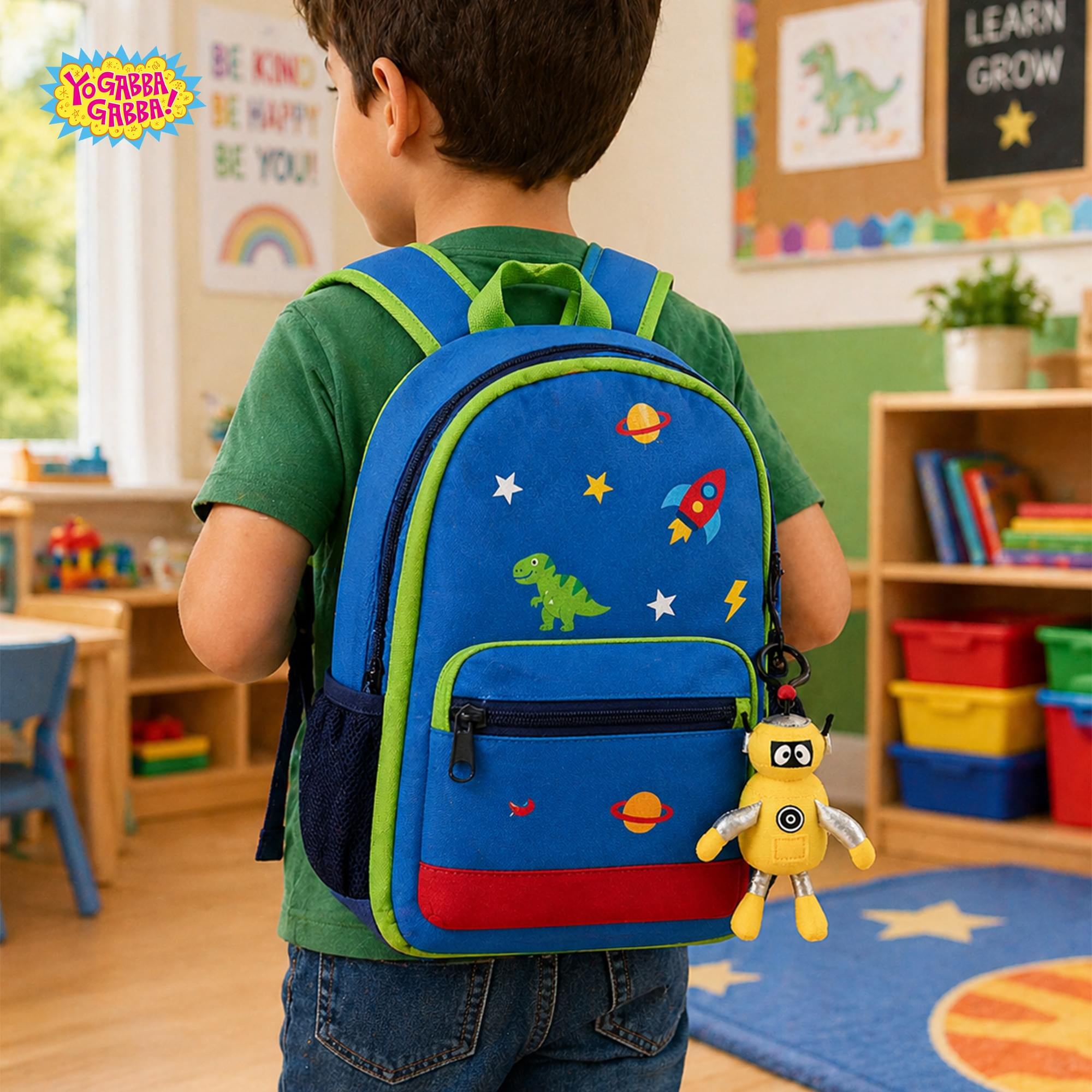 World's Smallest Yo Gabba Gabba Plush Backpack Clip | Plex