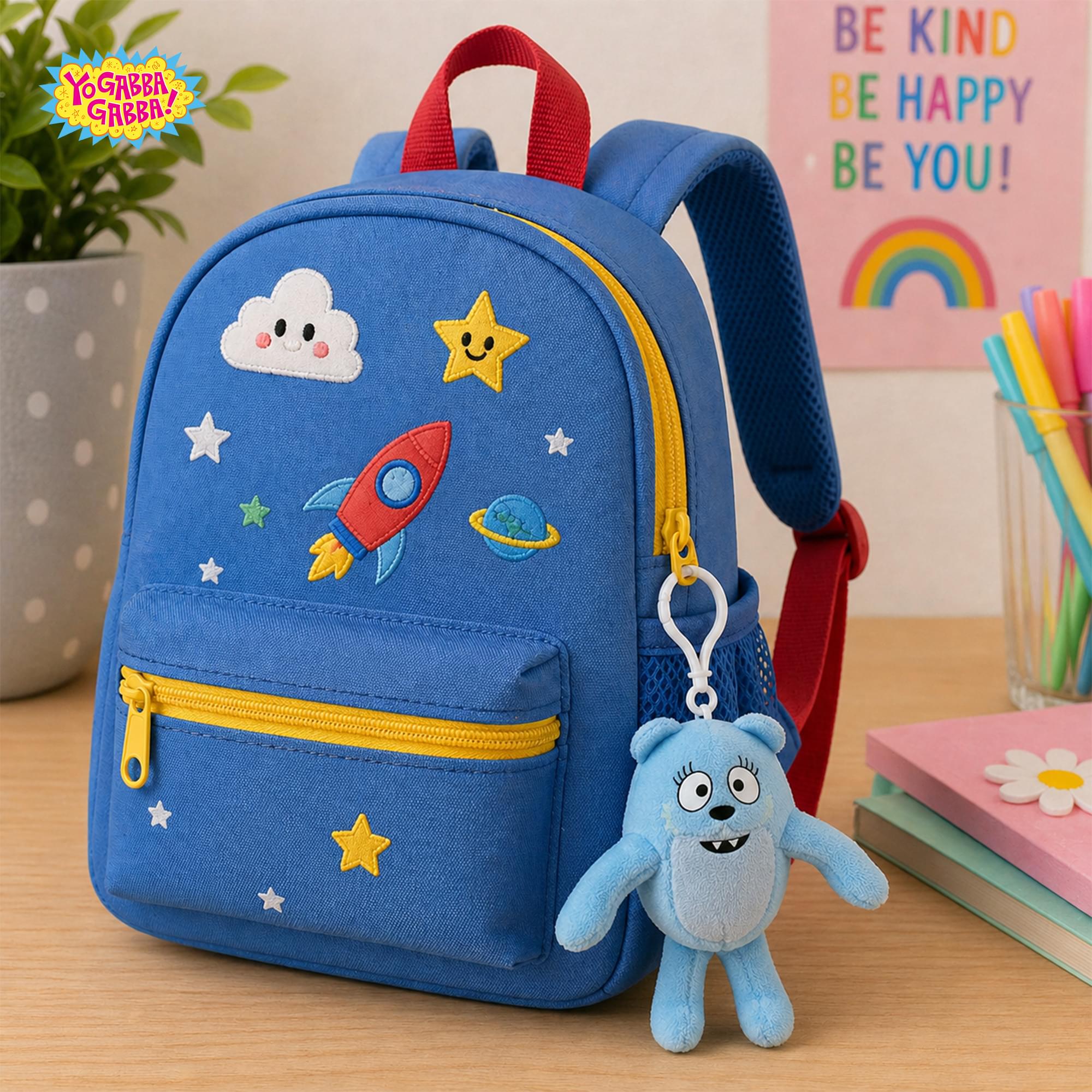 World's Smallest Yo Gabba Gabba Plush Backpack Clip | Toodee