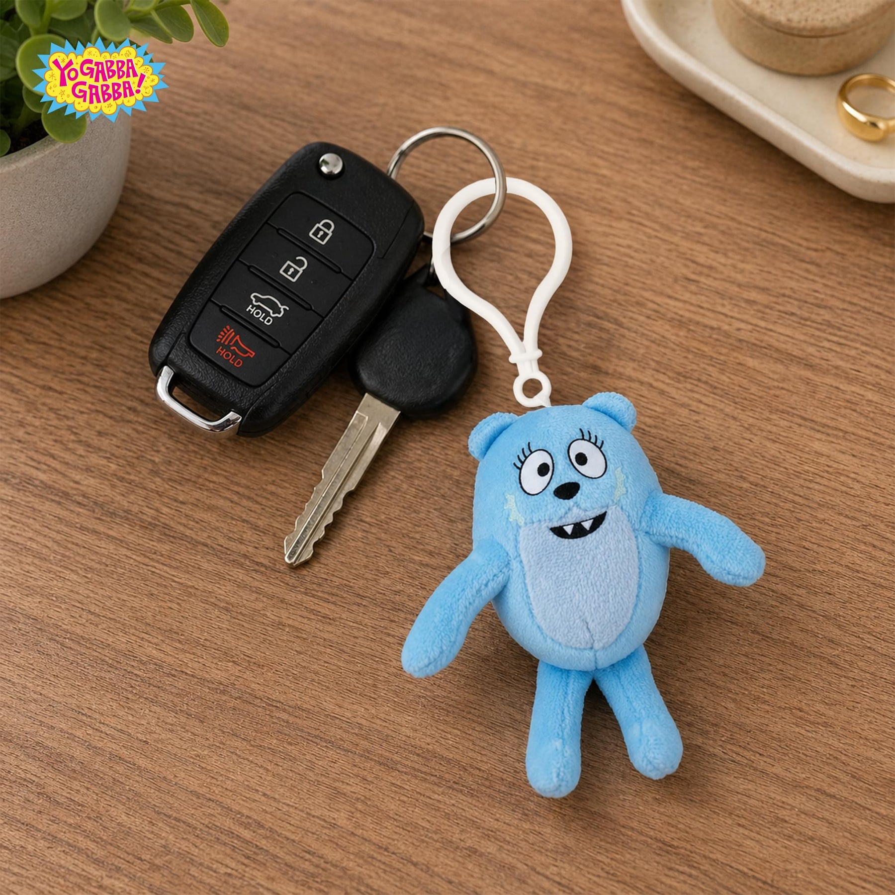 World's Smallest Yo Gabba Gabba Plush Backpack Clip | Toodee