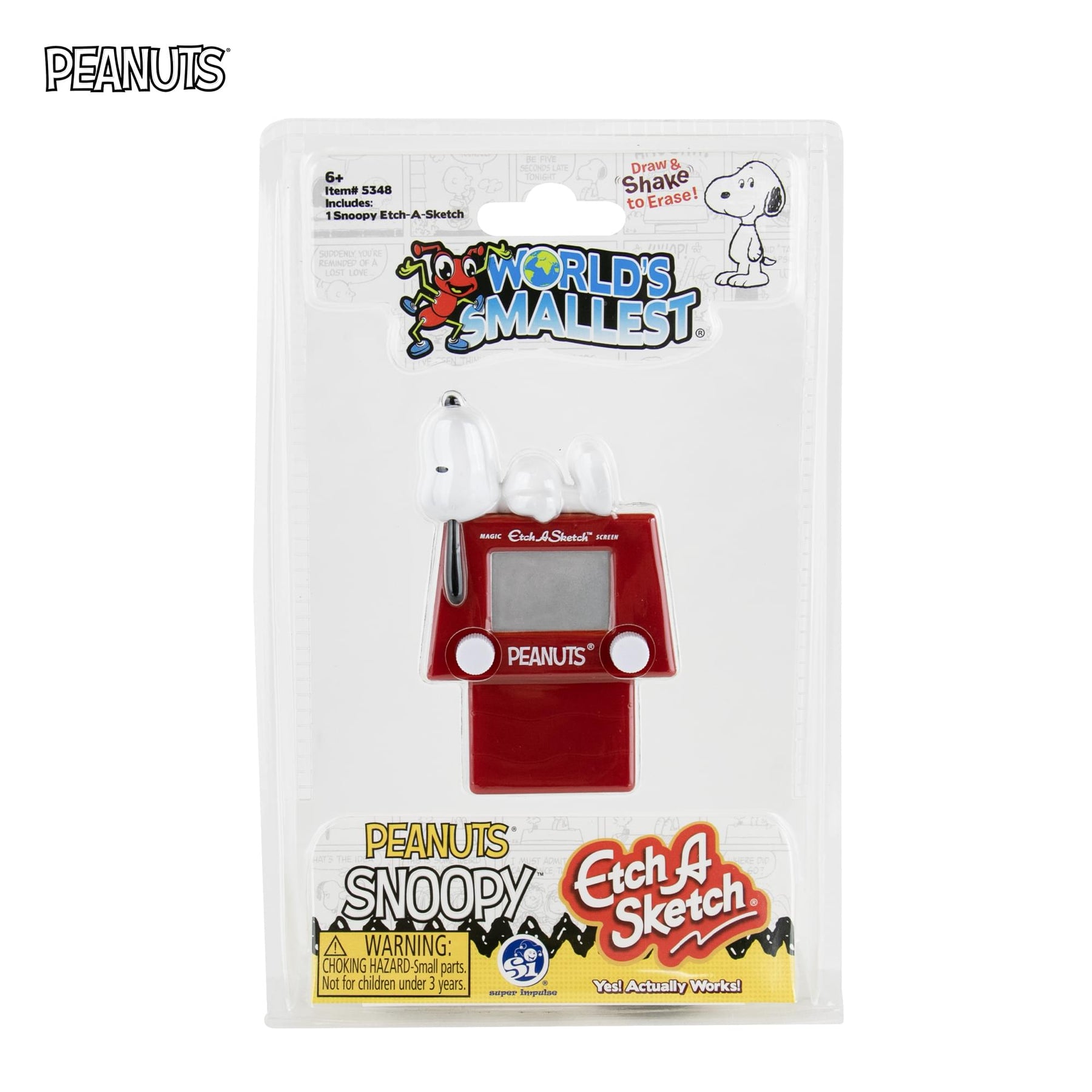 World's Smallest Peanuts Snoopy Etch A Sketch