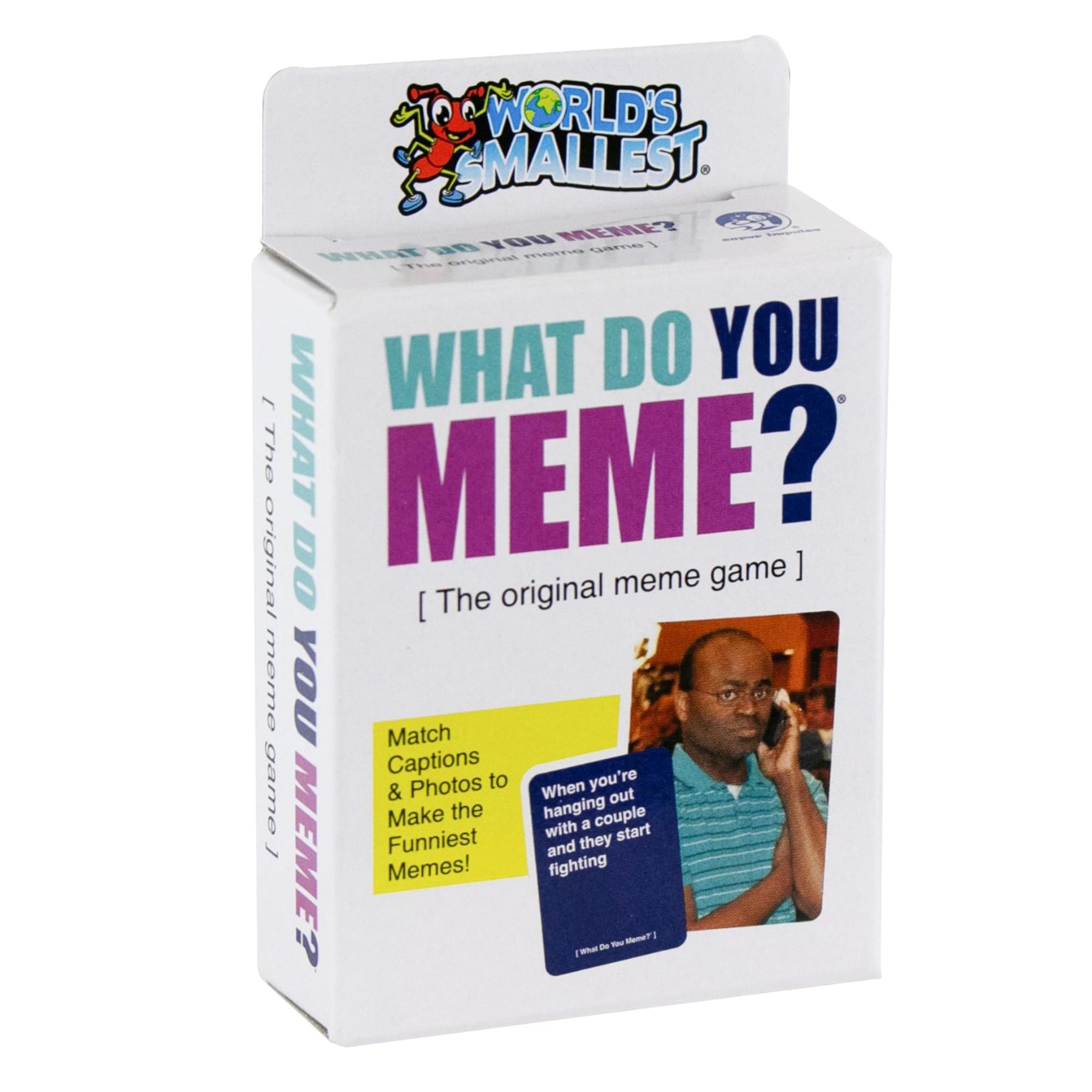 World's Smallest What Do You Meme? Mini Party Card Game (Adult Version)