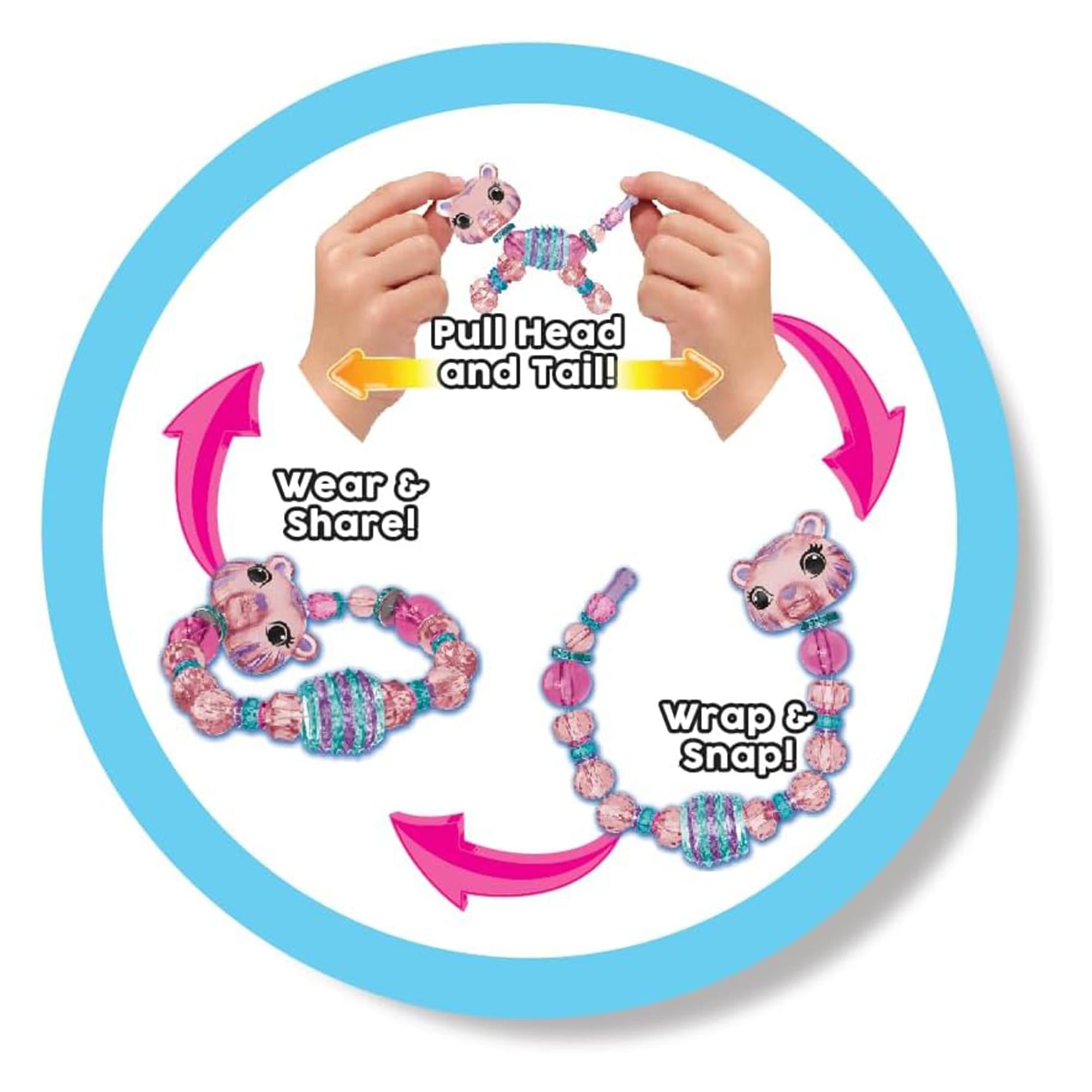 Twisty Petz Kitty Family Pack | 2 Bracelets & 4 Rings