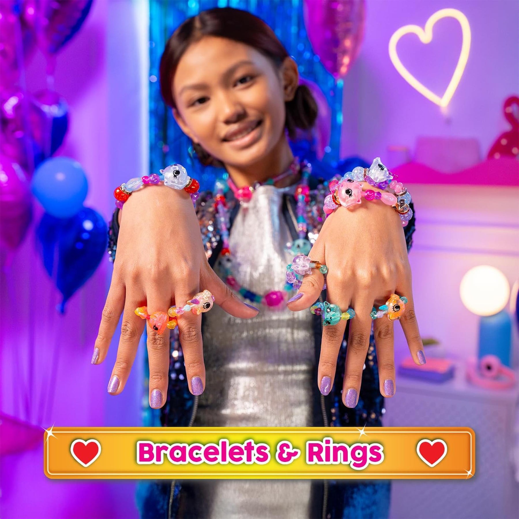 Twisty Petz Kitty Family Pack | 2 Bracelets & 4 Rings