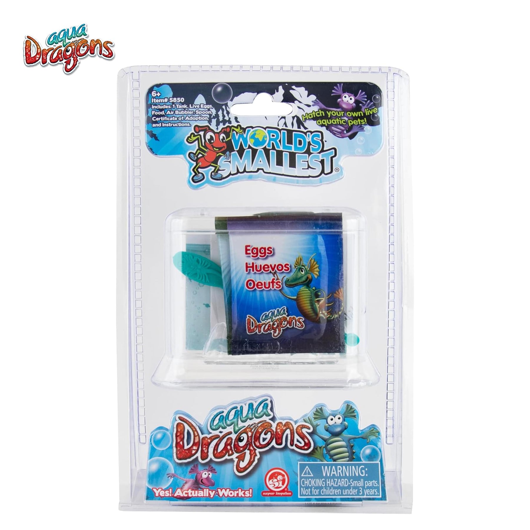 World's Smallest Aqua Dragons, Hatch & Grow Miniature Science Kit