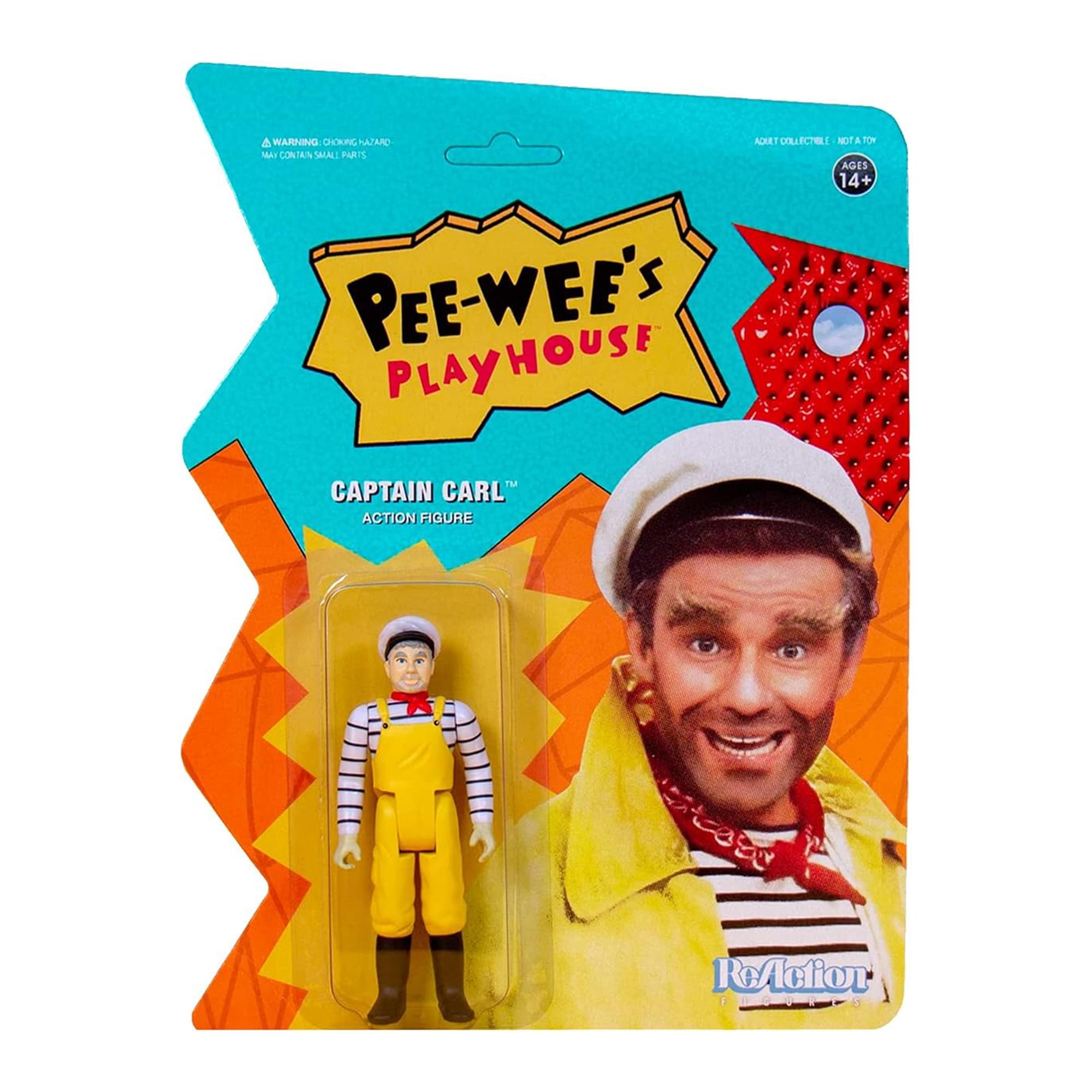 Pee-Wee's Playhouse 3.75 Inch ReAction Figure | Captain Carl