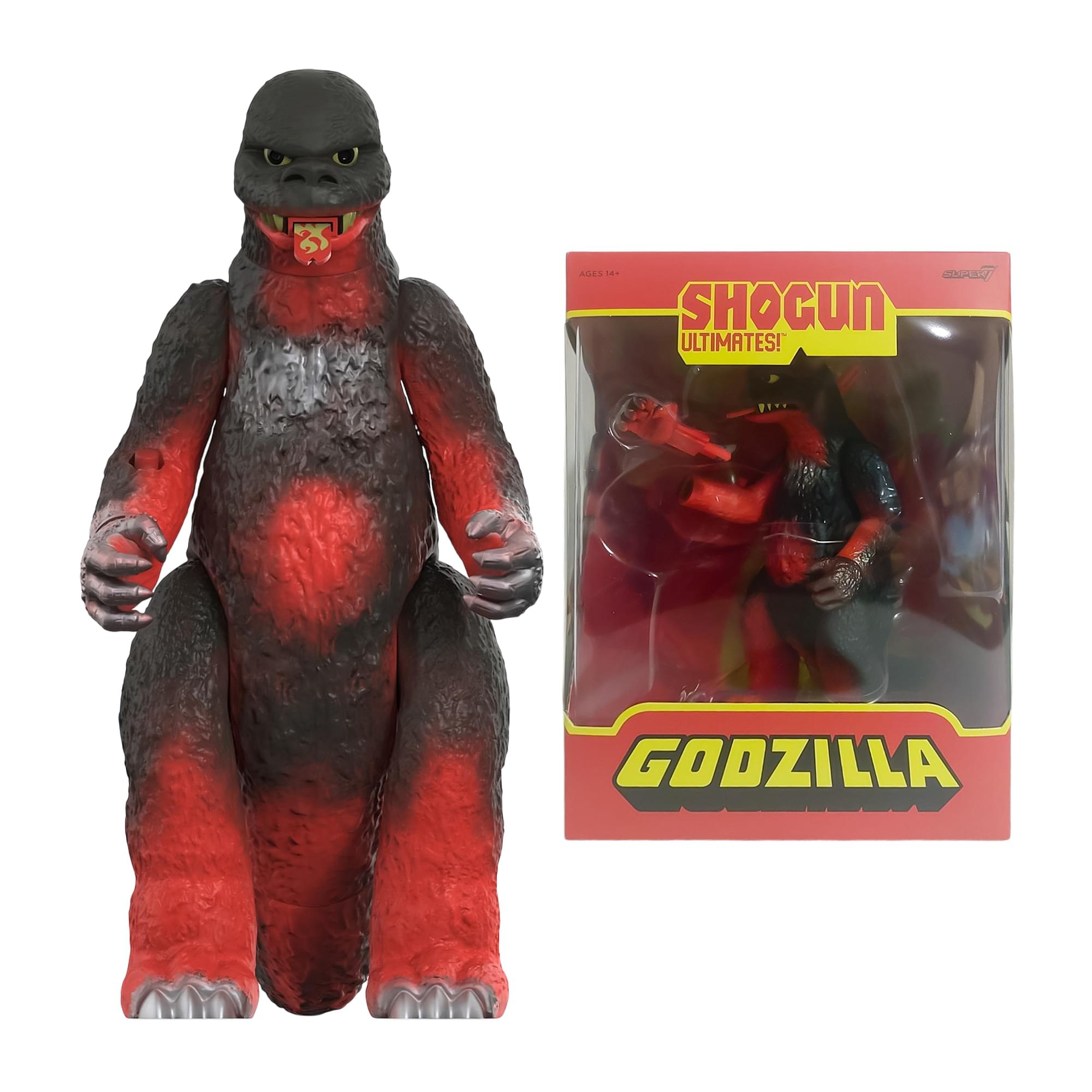 Toho ULTIMATES! 8-Inch Action Figure | Shogun Godzilla (Vintage Red)