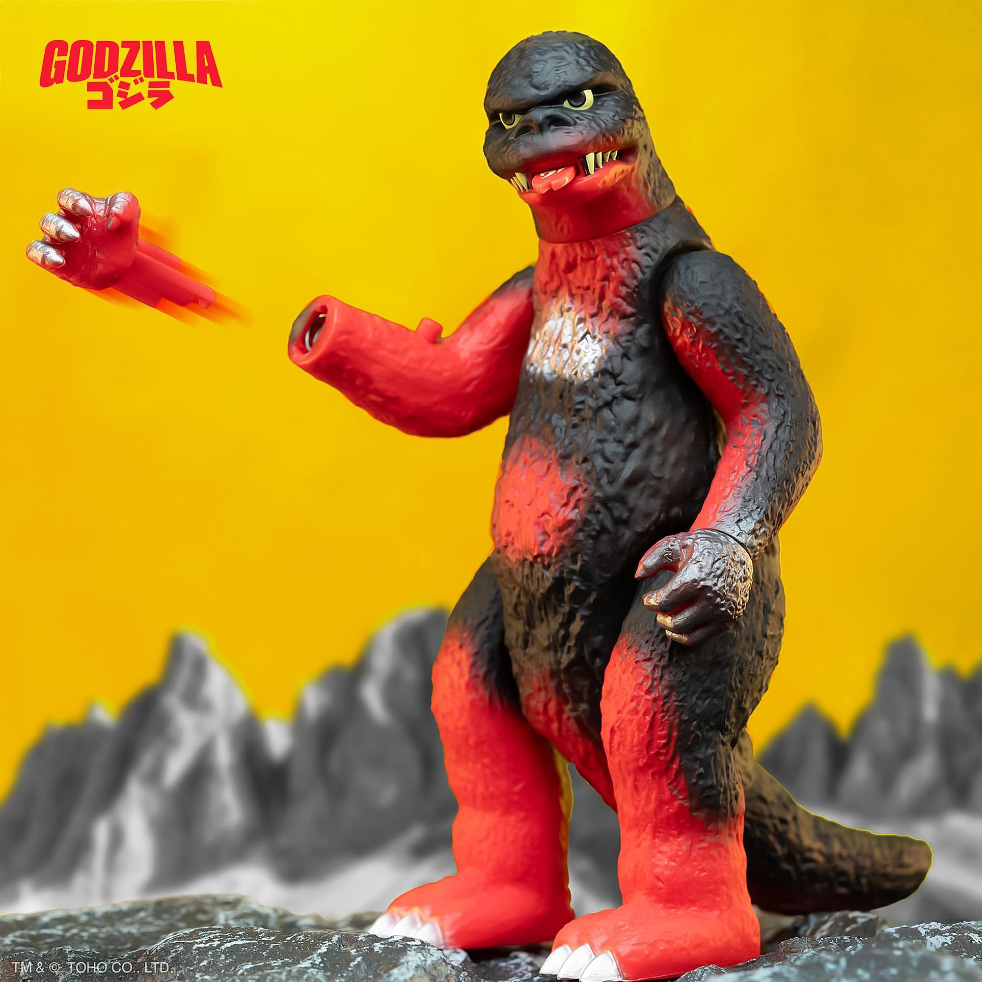 Toho ULTIMATES! 8-Inch Action Figure | Shogun Godzilla (Vintage Red)