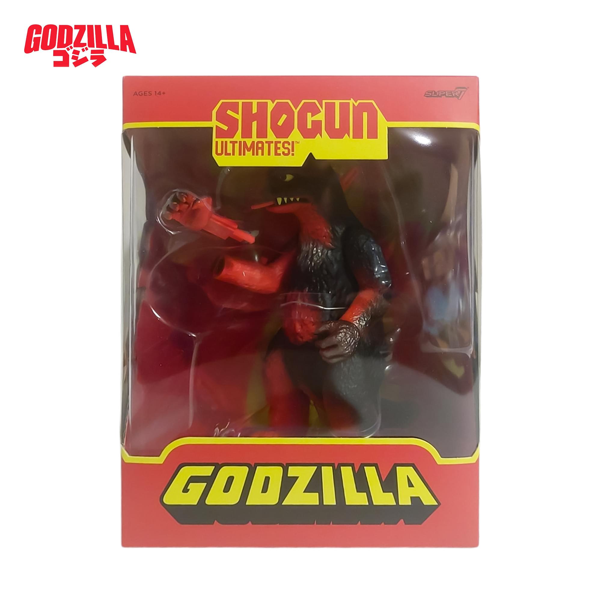 Toho ULTIMATES! 8-Inch Action Figure | Shogun Godzilla (Vintage Red)