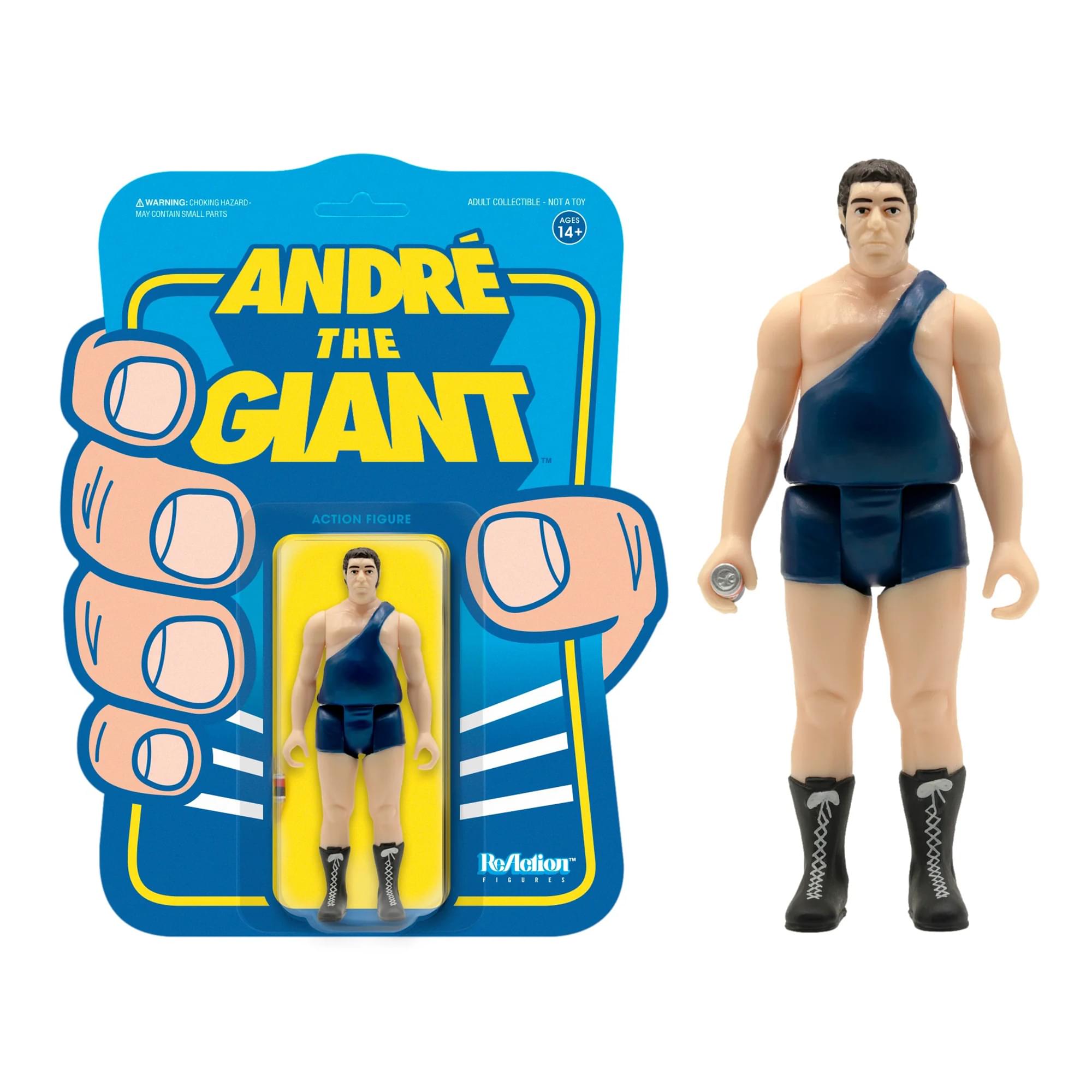 Andre The Giant with Sling 3.75 Inch ReAction Figure