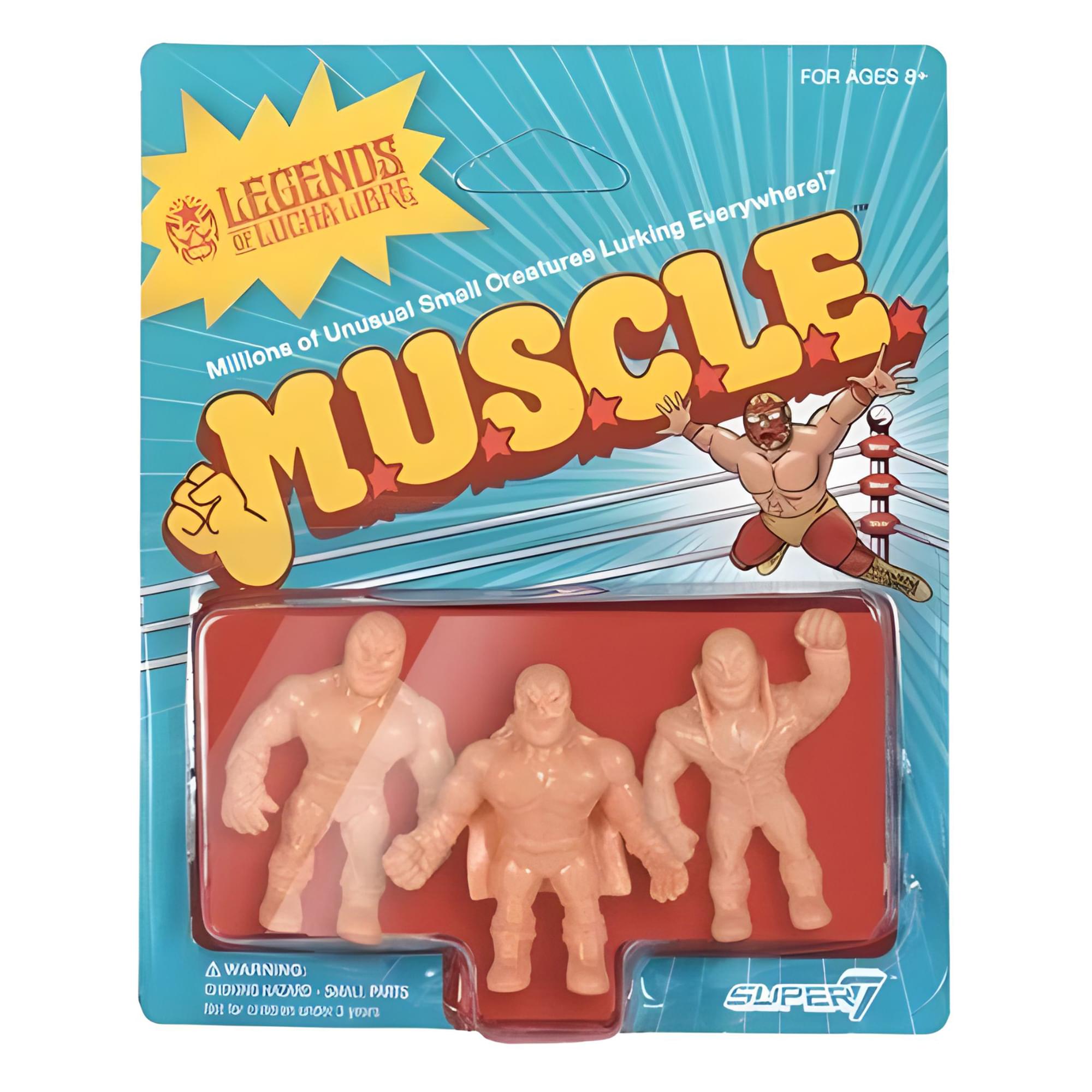 Legends of Lucha Libre M.U.S.C.L.E. Mini-Figure Set | Pack 8