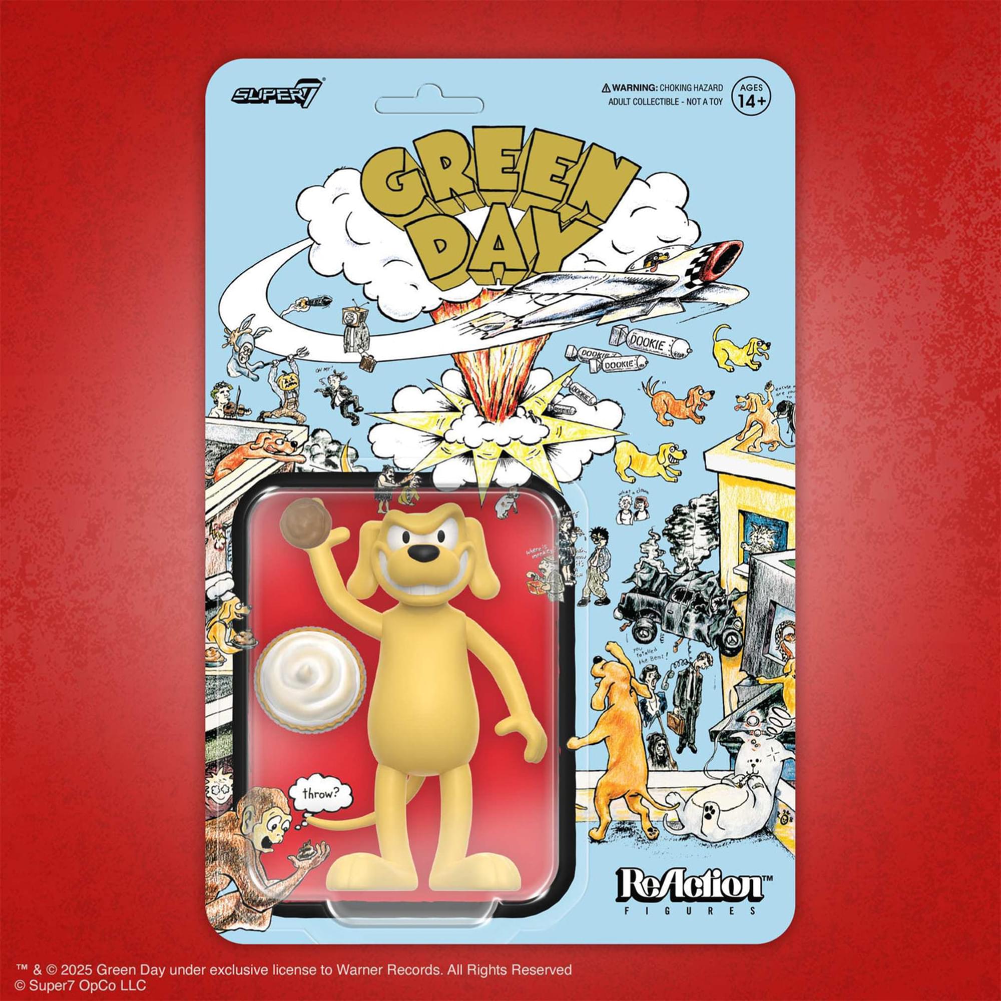 Green Day Dookie Dog 3.75 Inch ReAction Figure