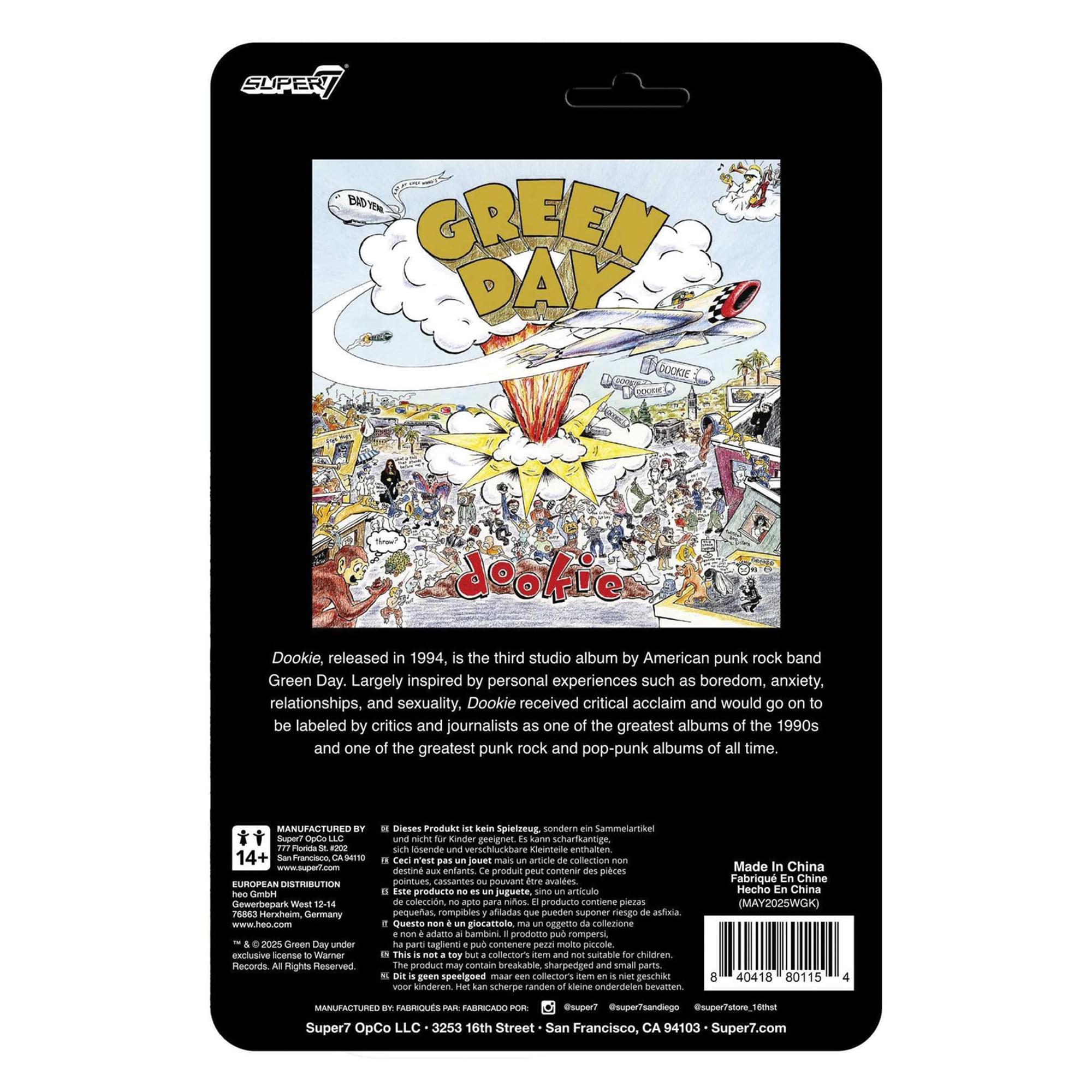 Green Day Dookie Dog 3.75 Inch ReAction Figure