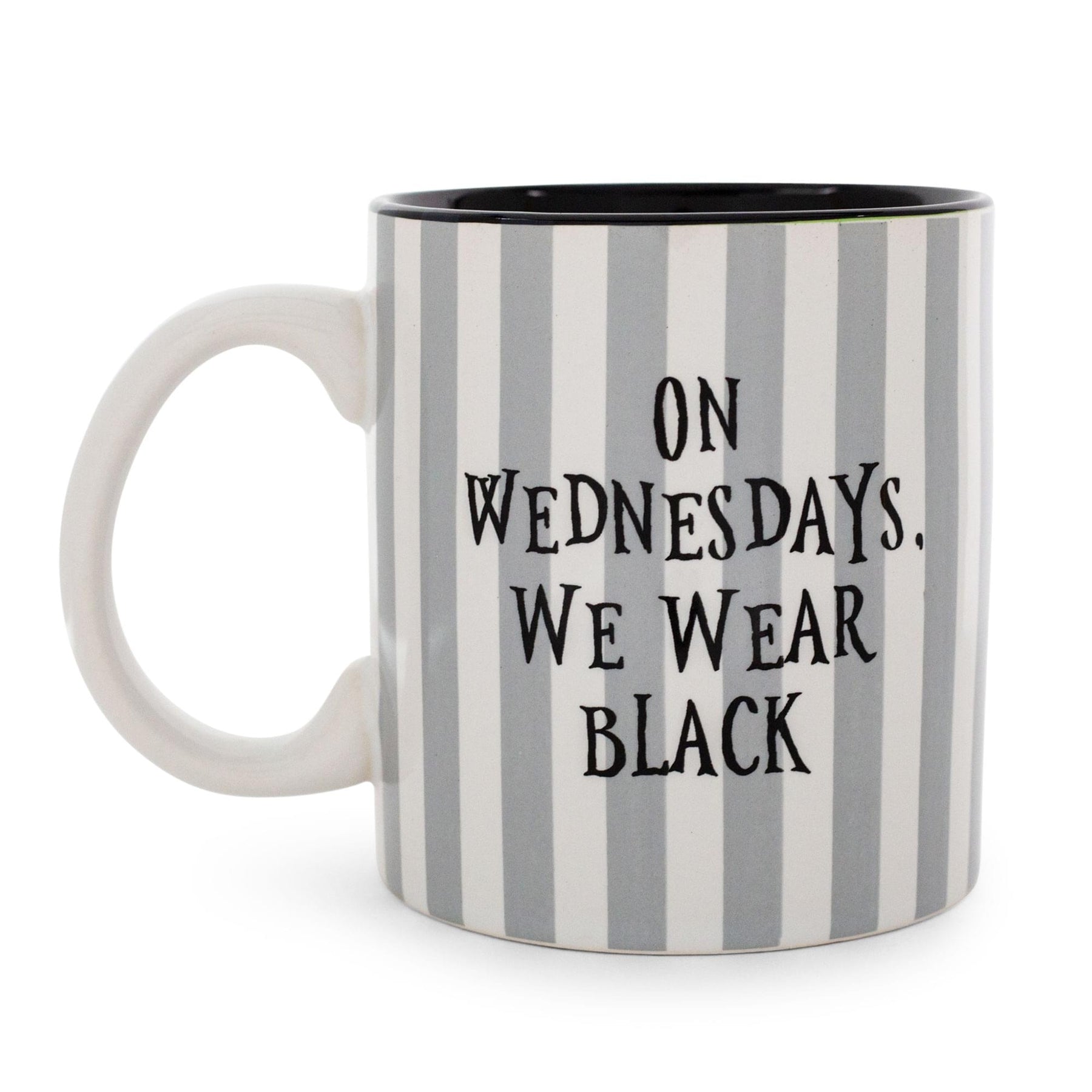 Addams Family Wednesday "On Wednesdays We Wear Black" Ceramic Mug | 20 Ounces