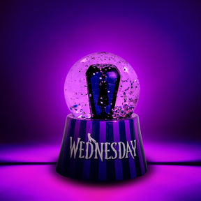 Wednesday Addams Mini Light-Up Snow Globe | 3 Inches Tall