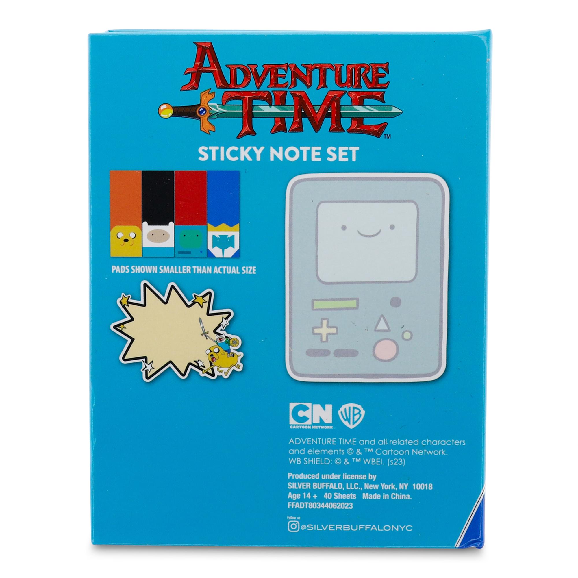 Adventure Time "What Time Is It?" Sticky Note and Tab Box Set