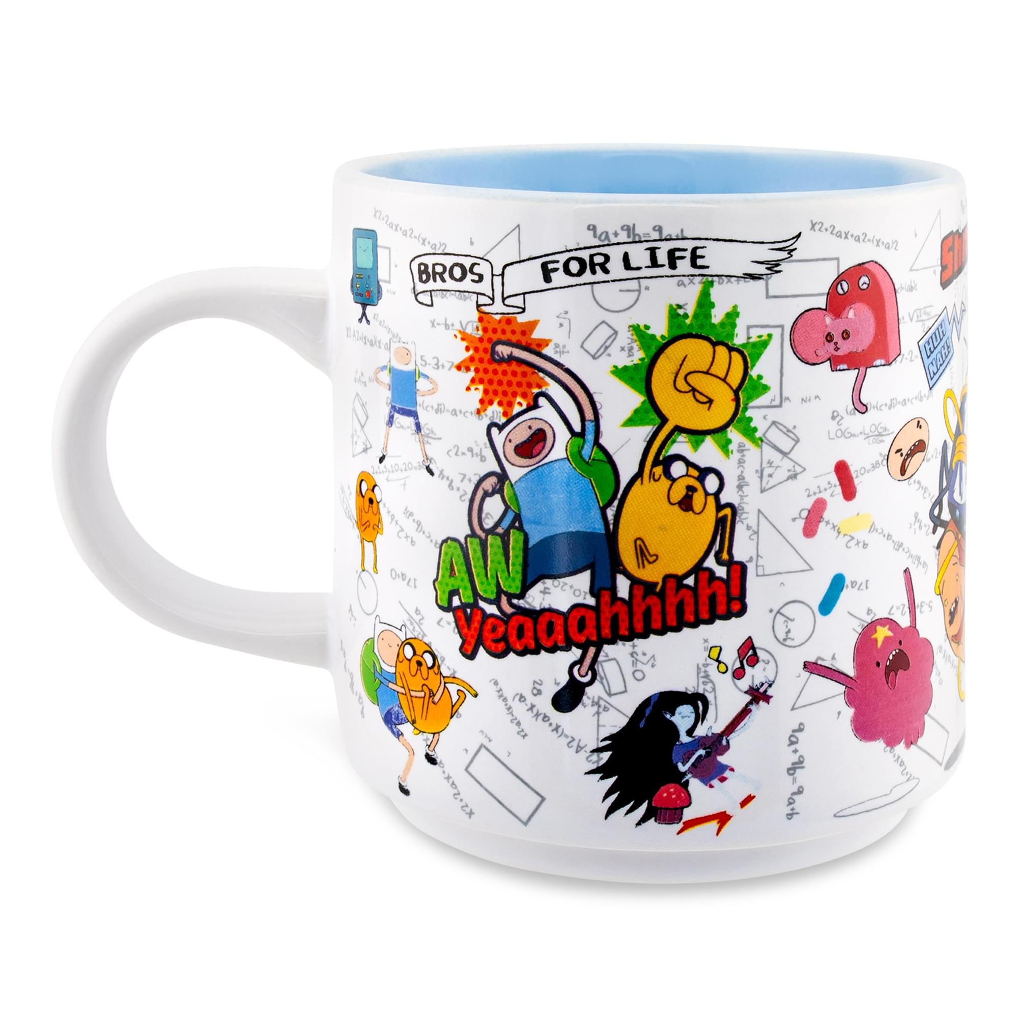 Adventure Time Characters Single Stackable Ceramic Mug | Holds 13 Ounces