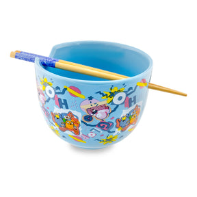 Adventure Time Toss Print 20-Ounce Ramen Bowl and Chopstick Set