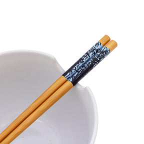Avatar: The Last Airbender Aang and Appa Ceramic Ramen Bowl and Chopstick Set